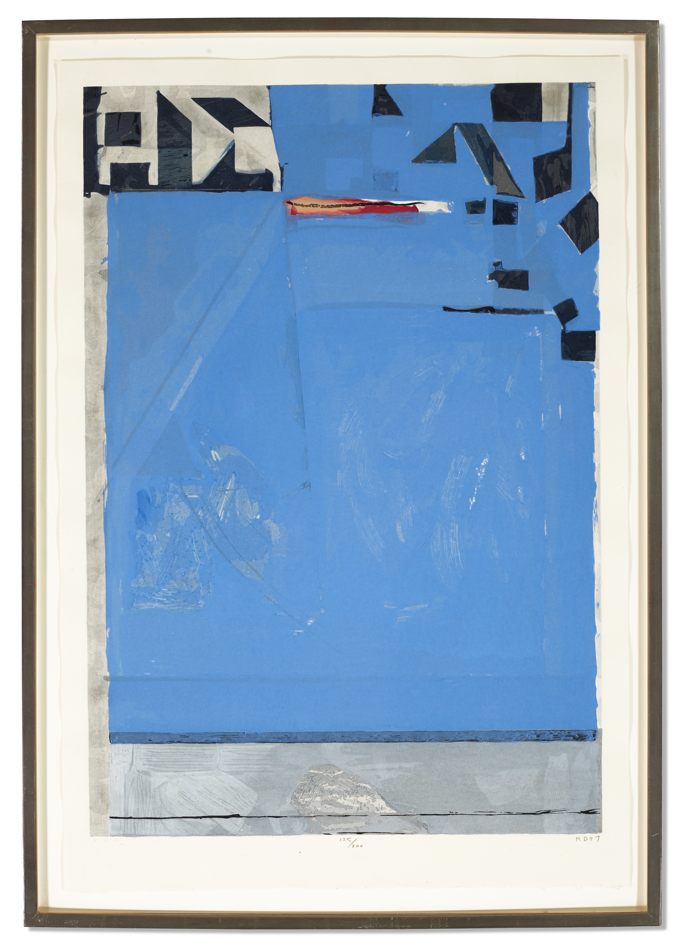 Richard Diebenkorn — Синий с красным, изображение 2