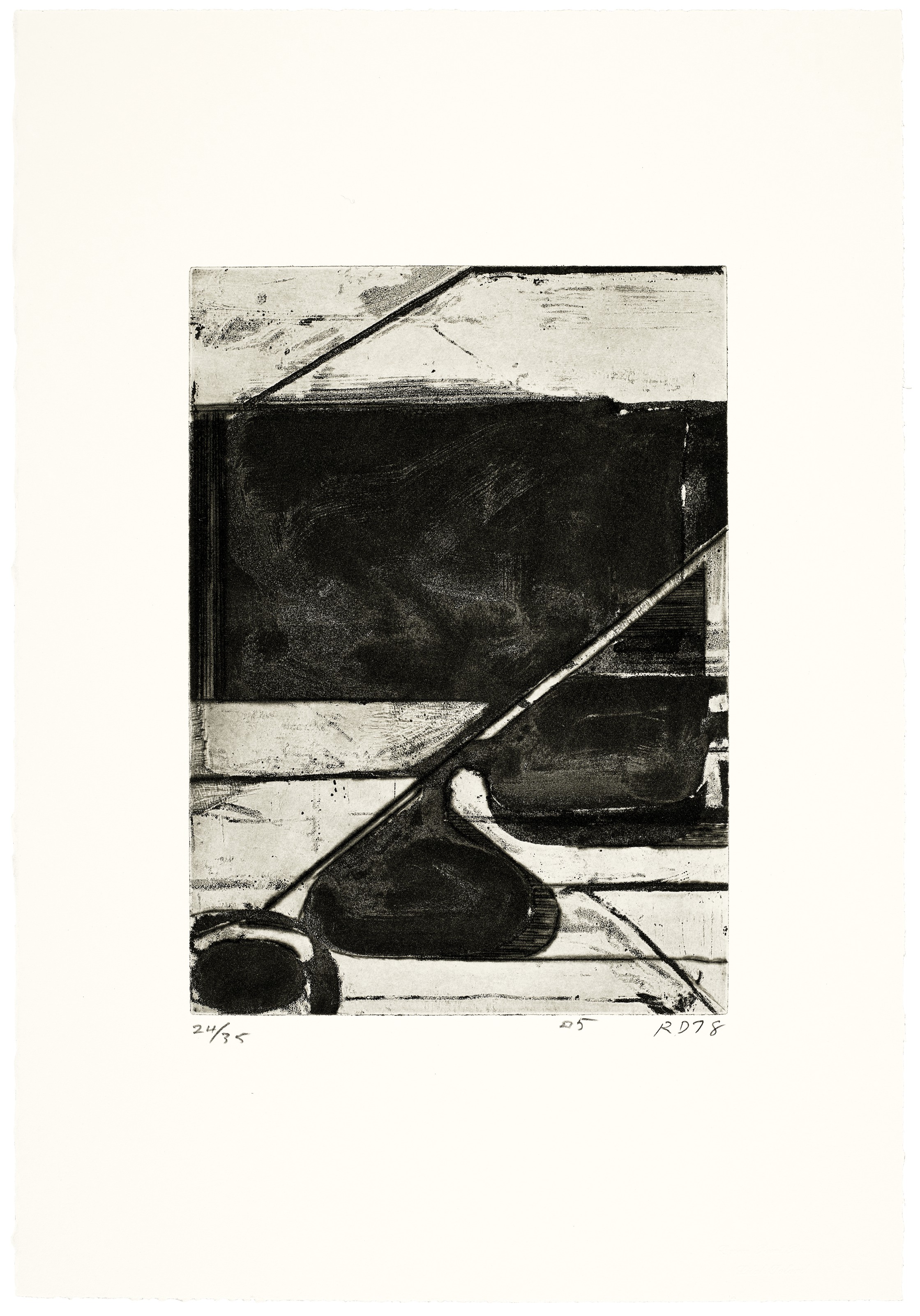 Richard Diebenkorn — Пять акватинт в технике Drypoint, издательство Crown Point Press, Окленд, 1978, изображение 4
