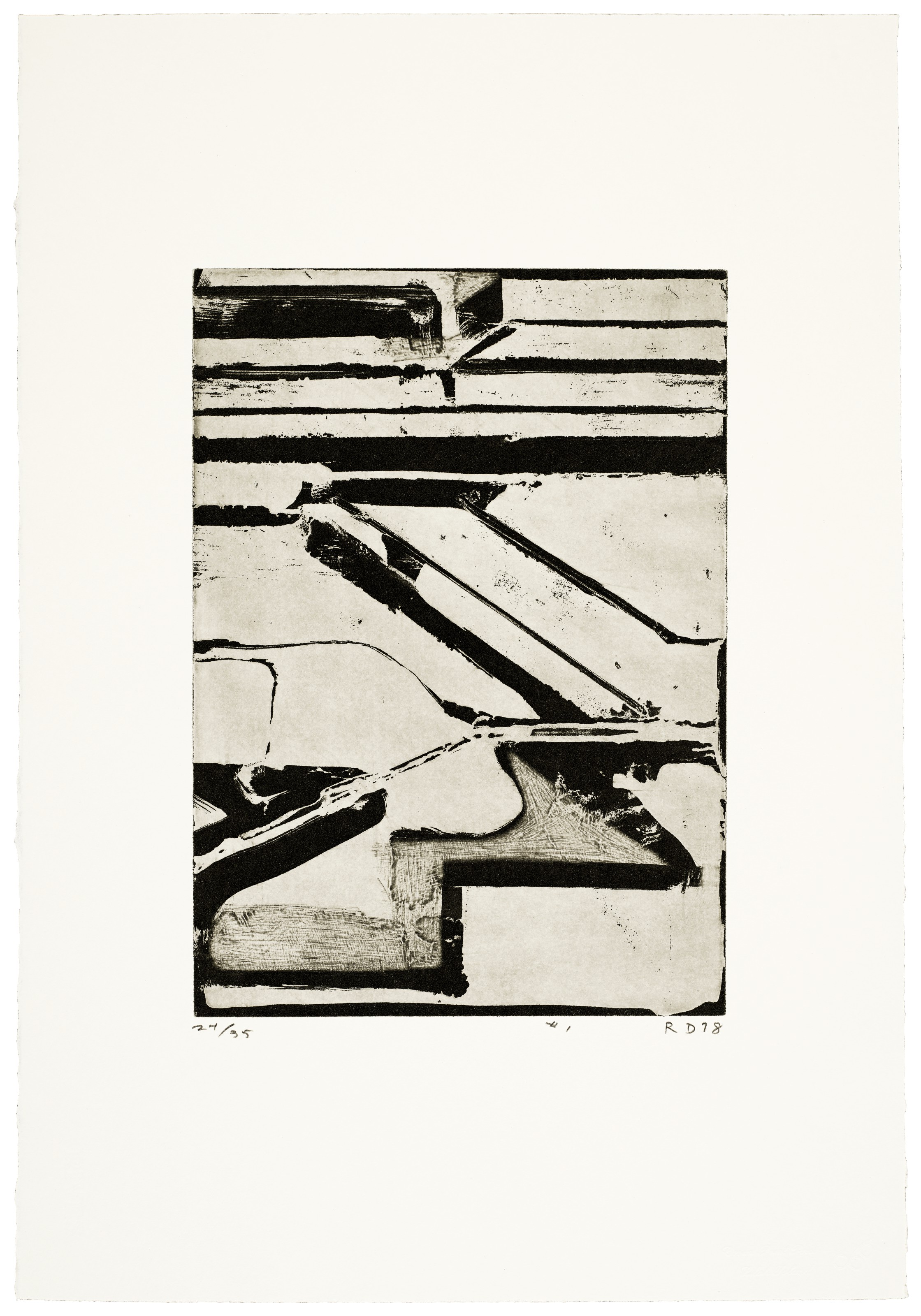 Richard Diebenkorn — Пять акватинт в технике Drypoint, издательство Crown Point Press, Окленд, 1978, изображение 5