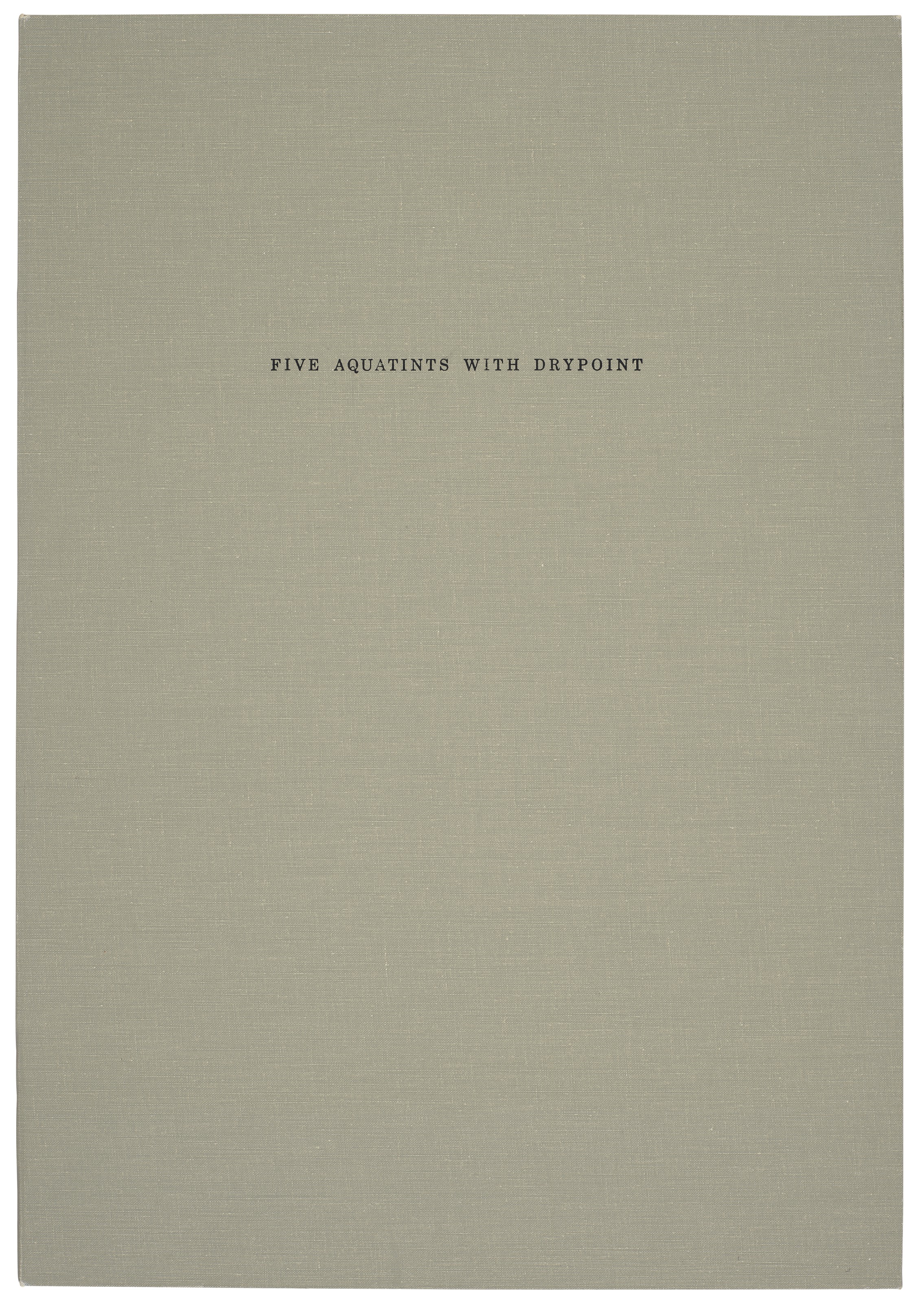 Richard Diebenkorn — Пять акватинт в технике Drypoint, издательство Crown Point Press, Окленд, 1978, изображение 7