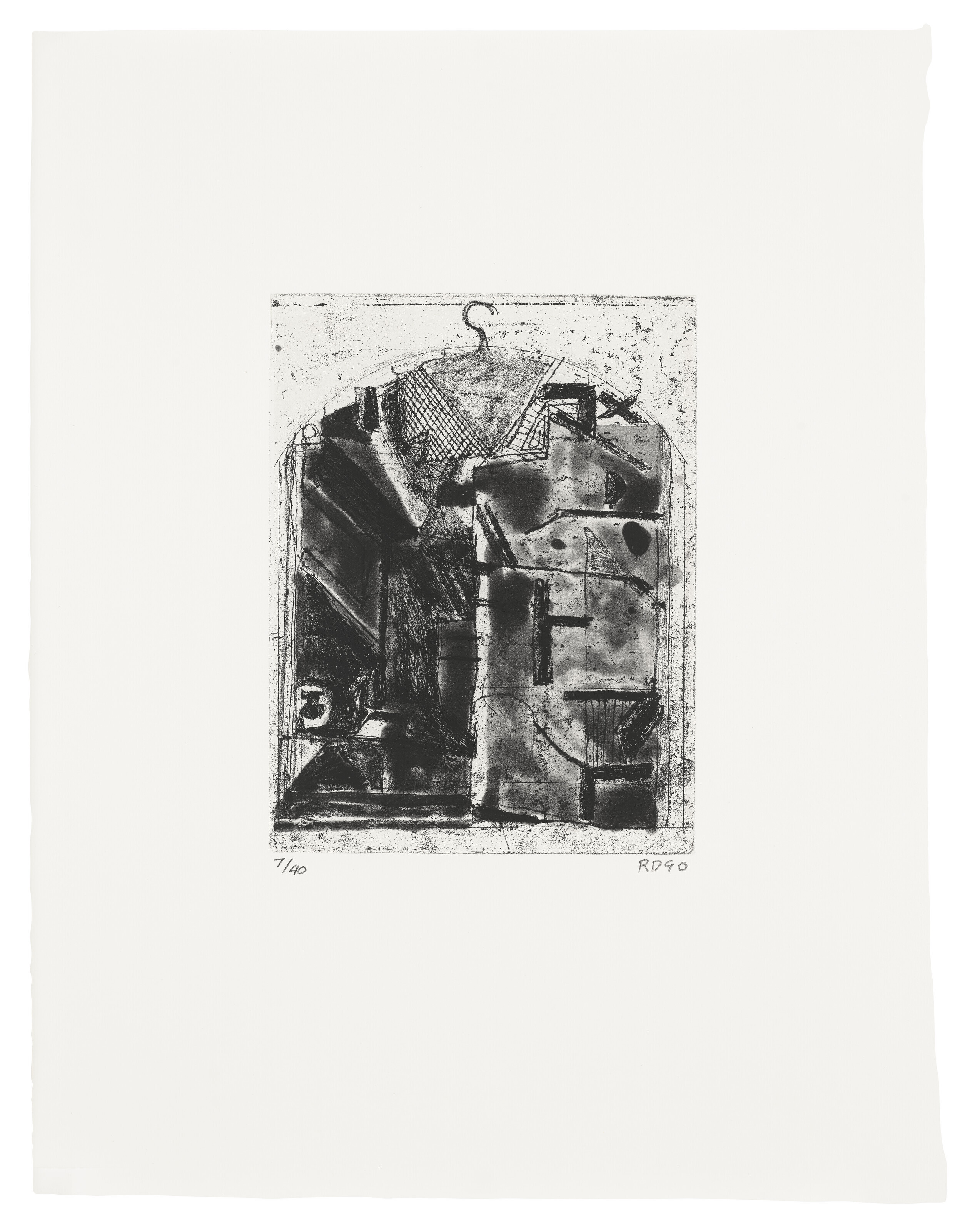 Richard Diebenkorn — Шесть гравюр на стихи У.Б. Йейтса, изображение 6