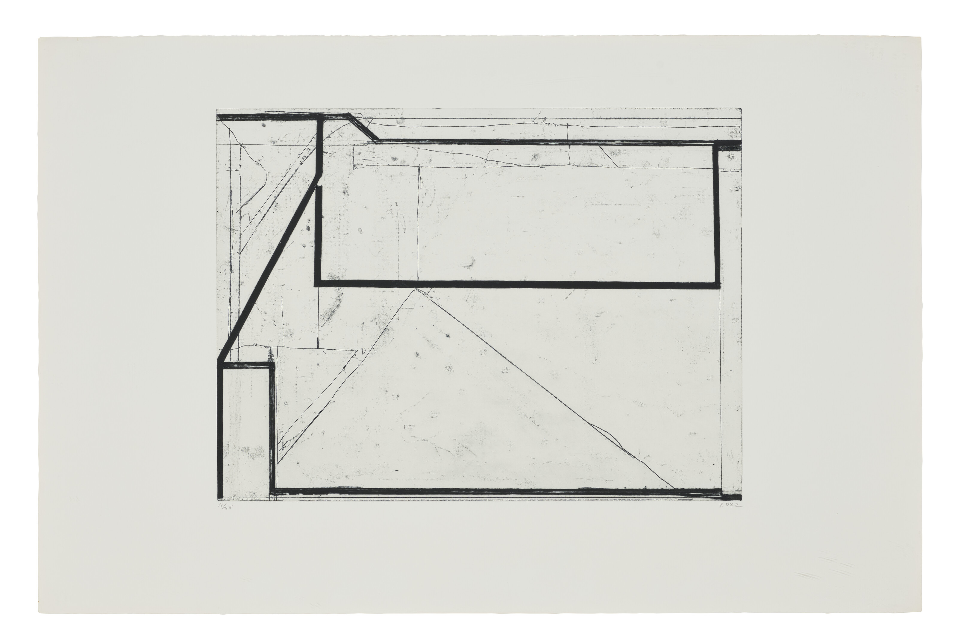 Richard Diebenkorn — Раскладка Софтграунда из четырех софтграундов