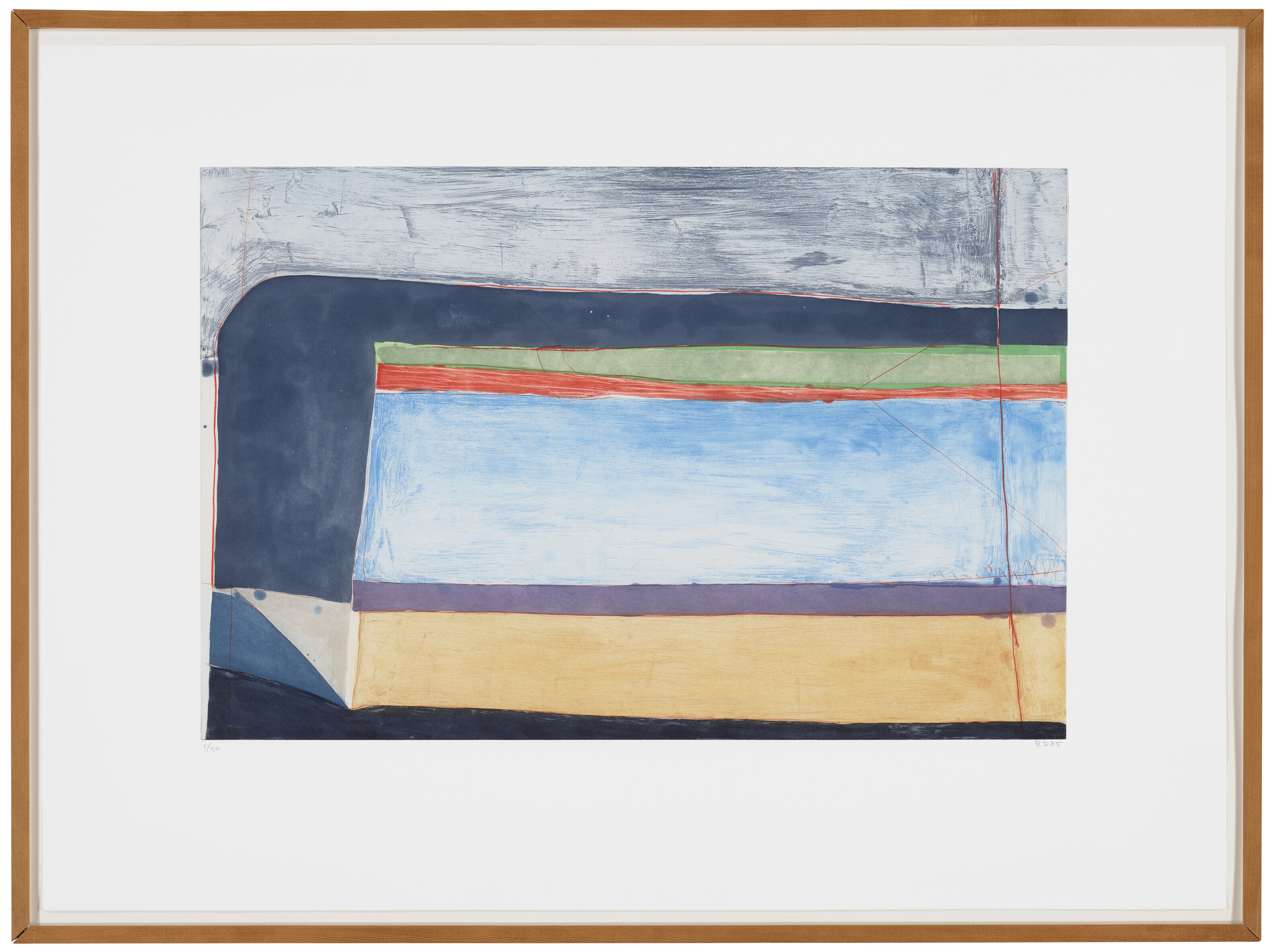 Richard Diebenkorn — Горизонтальный цвет индиго, изображение 2
