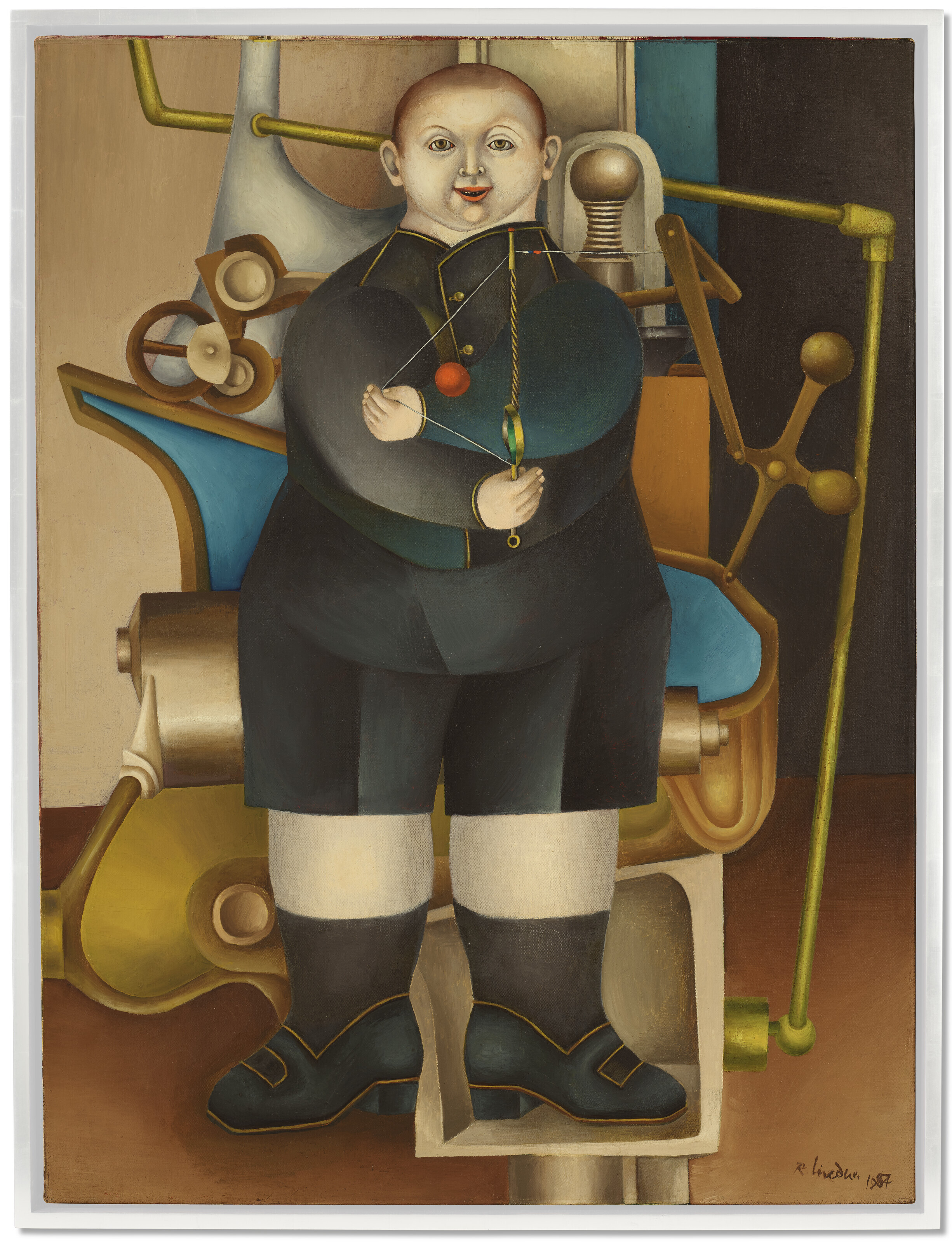 Richard Lindner — Мальчик с машиной, изображение 2