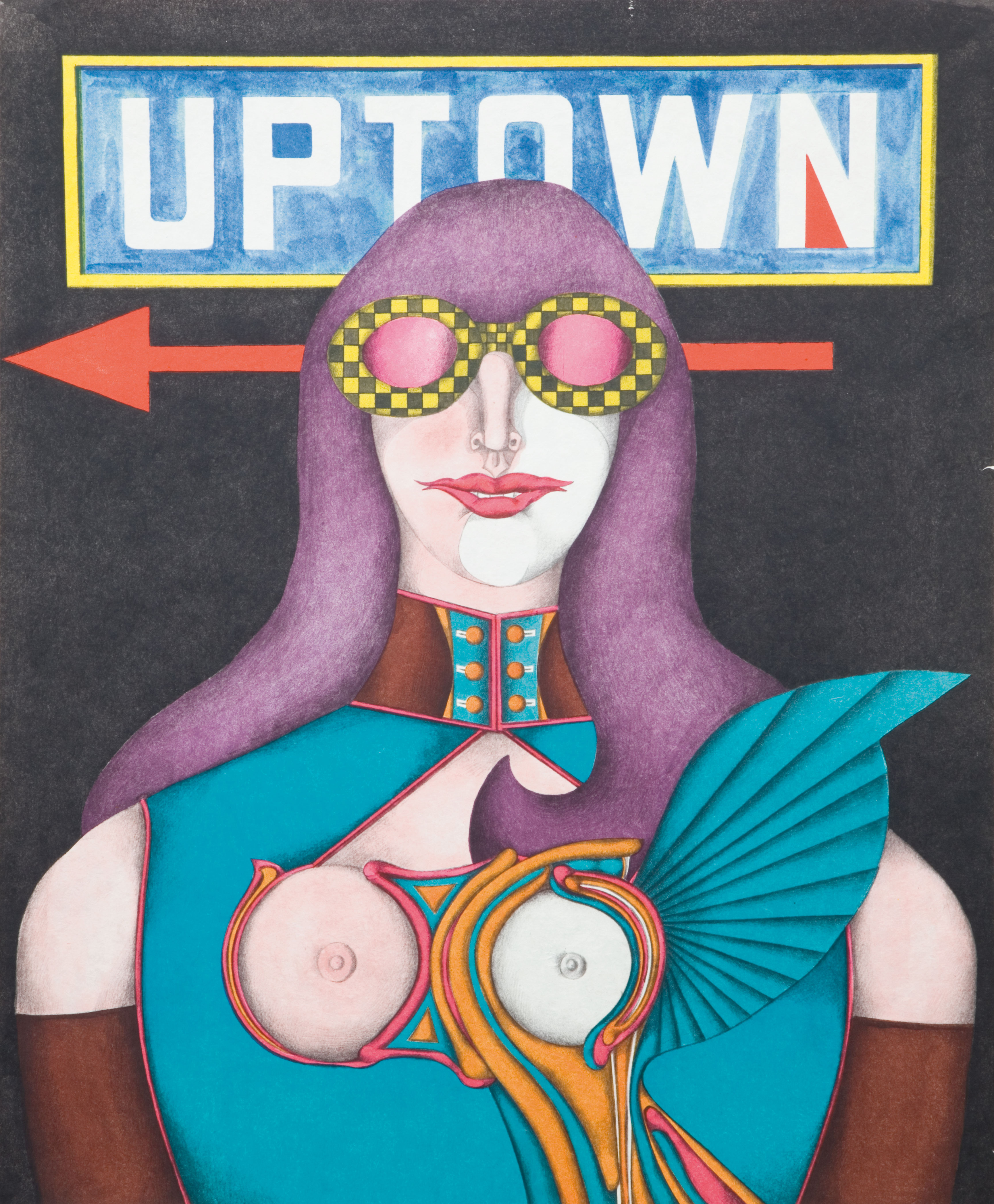 Richard Lindner — Веселый город, издательство Shorewood Publishers, Inc., Нью-Йорк, 1971