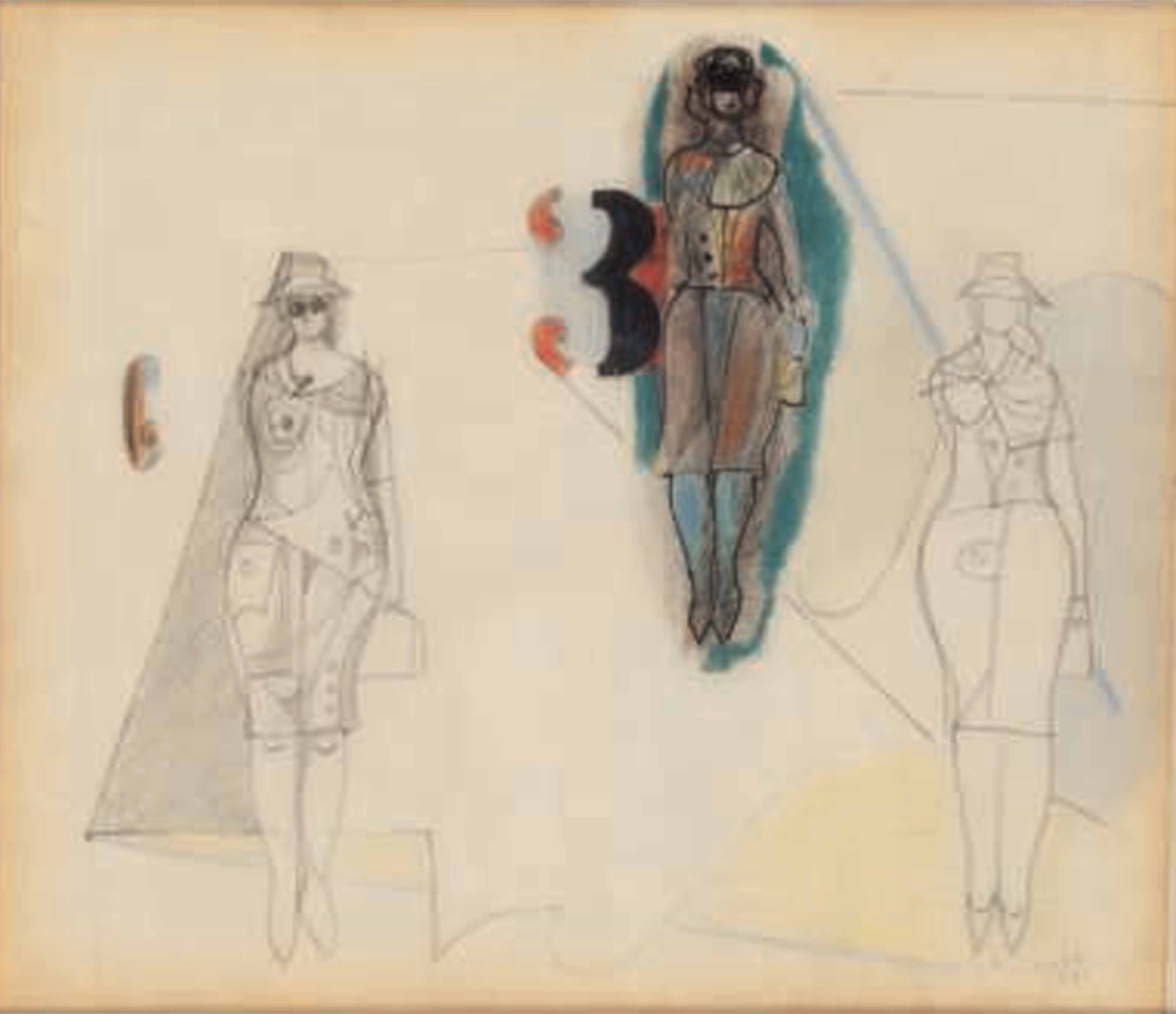 Richard Lindner — Исследование трех женщин