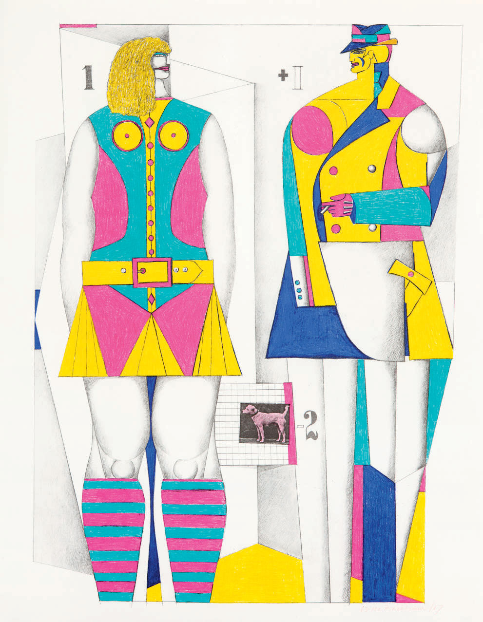 Richard Lindner — Один плюс один