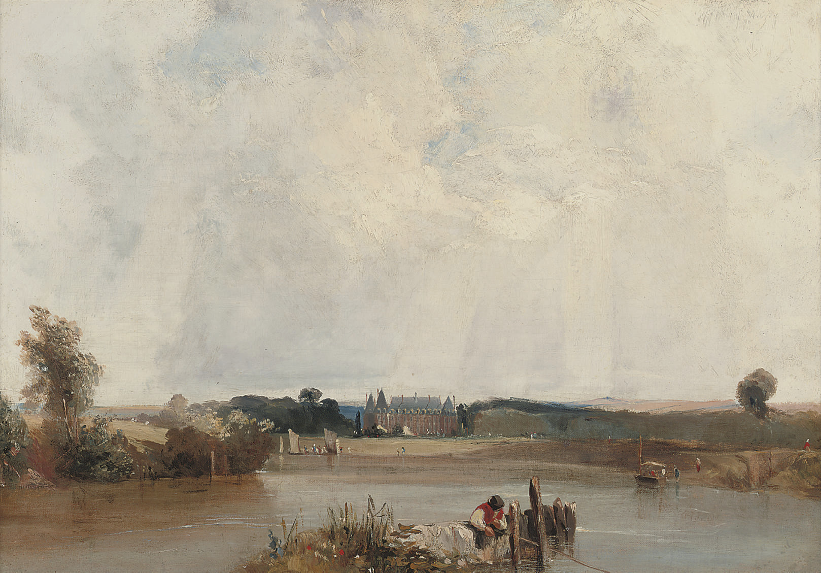 Richard Parkes Bonington — Замок герцогини Берри на берегу Гаронны