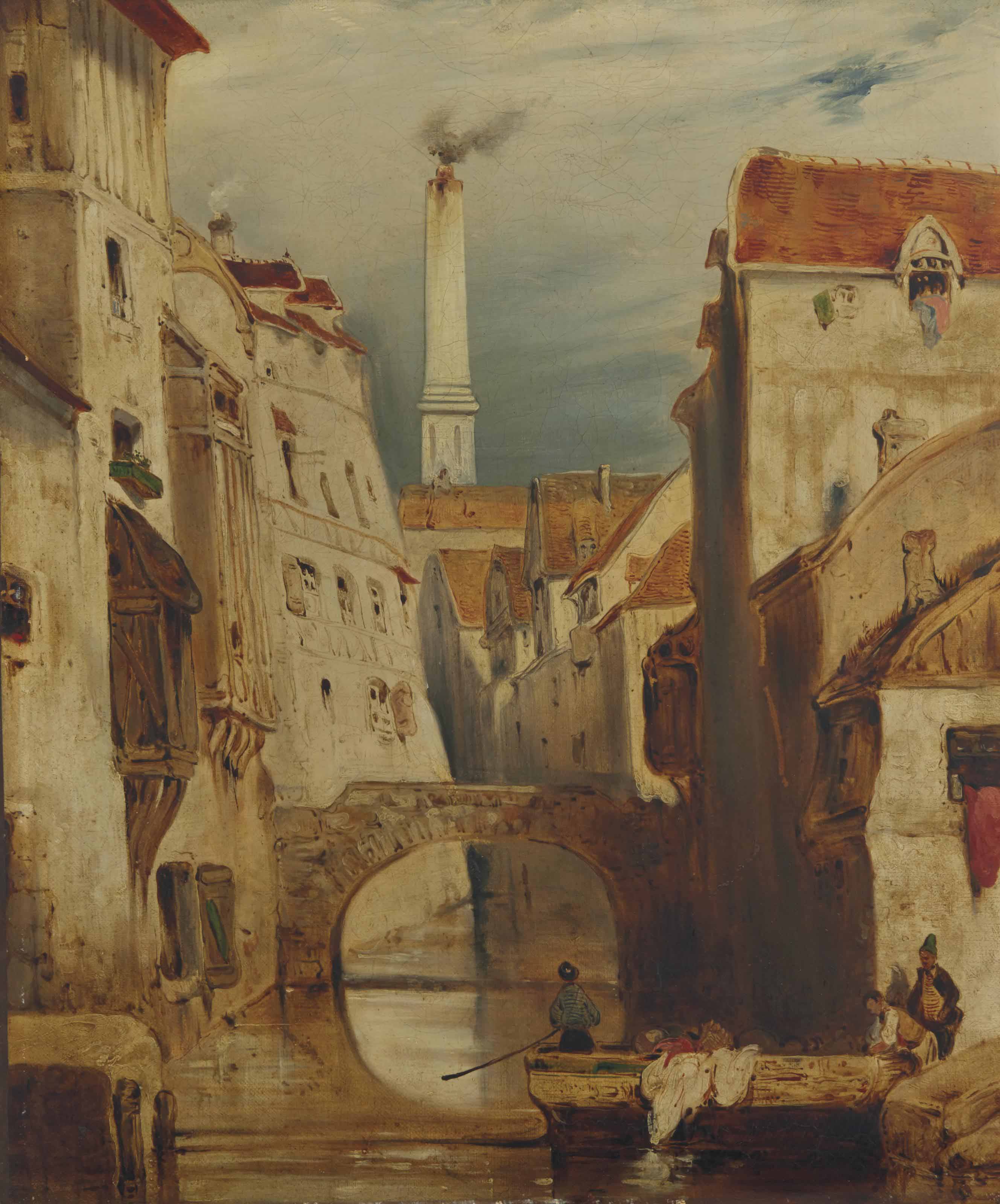 Richard Parkes Bonington — Венецианские гондольеры