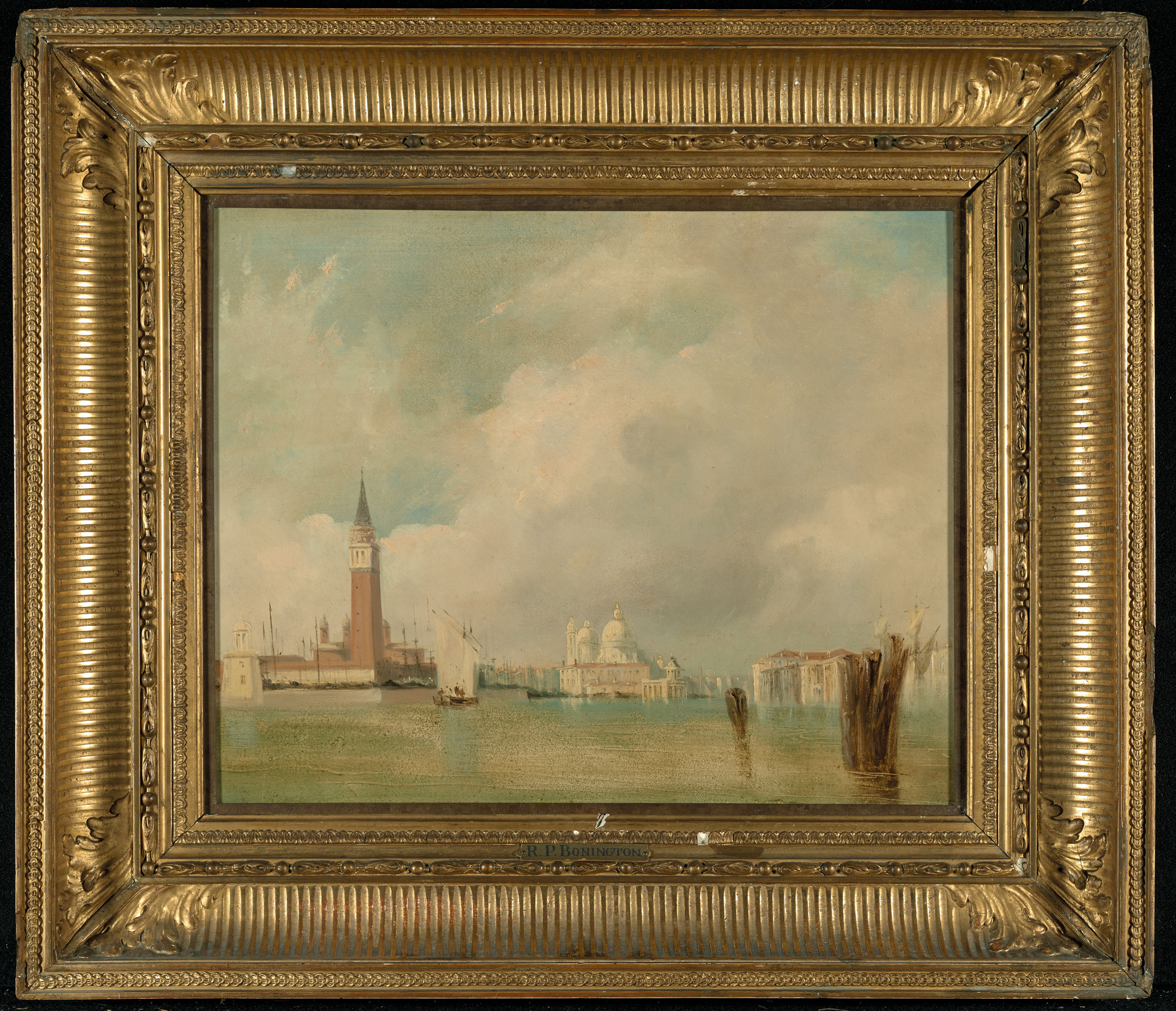 Richard Parkes Bonington — Улица Венеции, иль-де-Сан-Джорджо-Маджоре