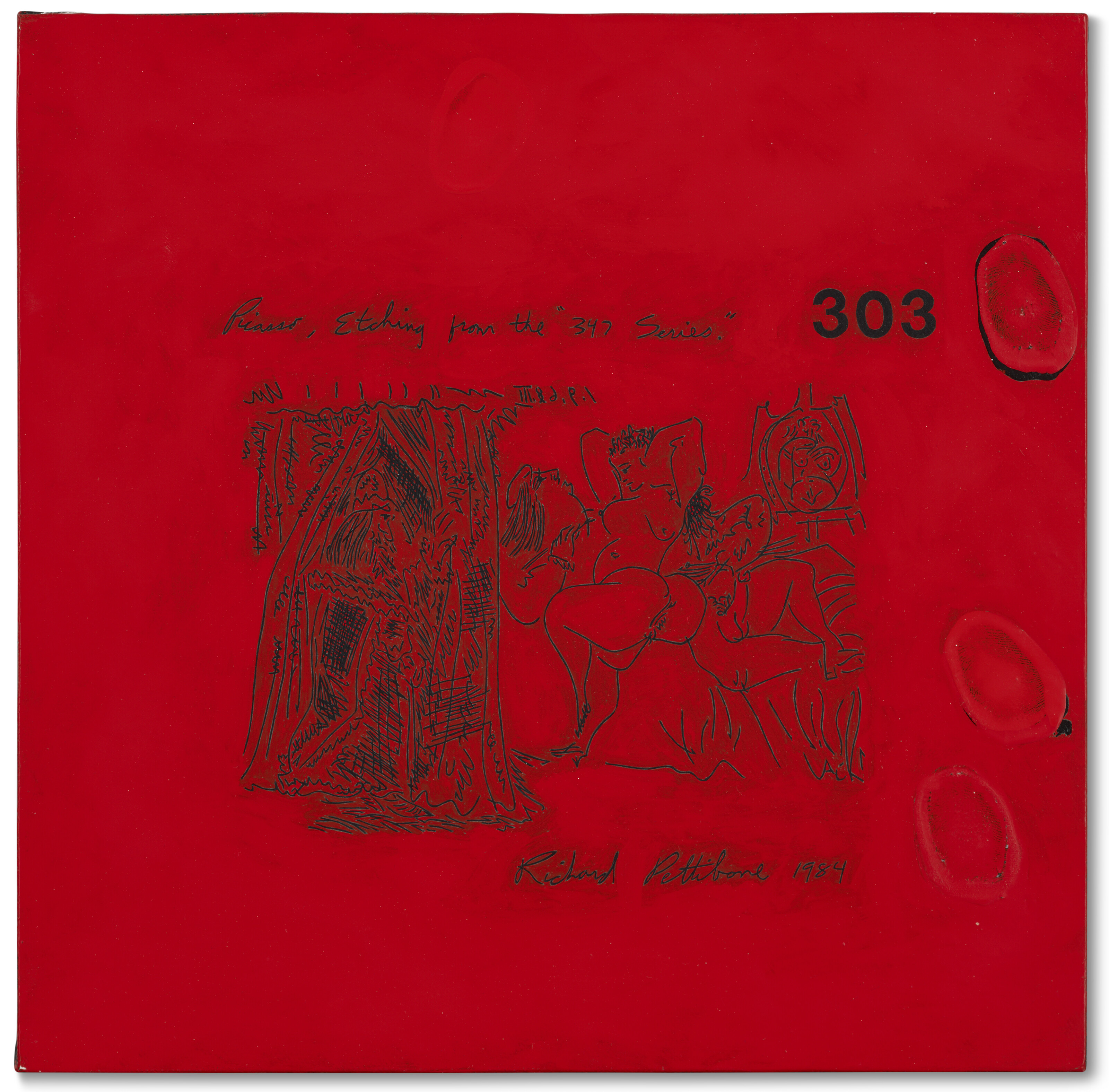 Richard Pettibone — Пикассо, "Гравюра из серии "347", №303