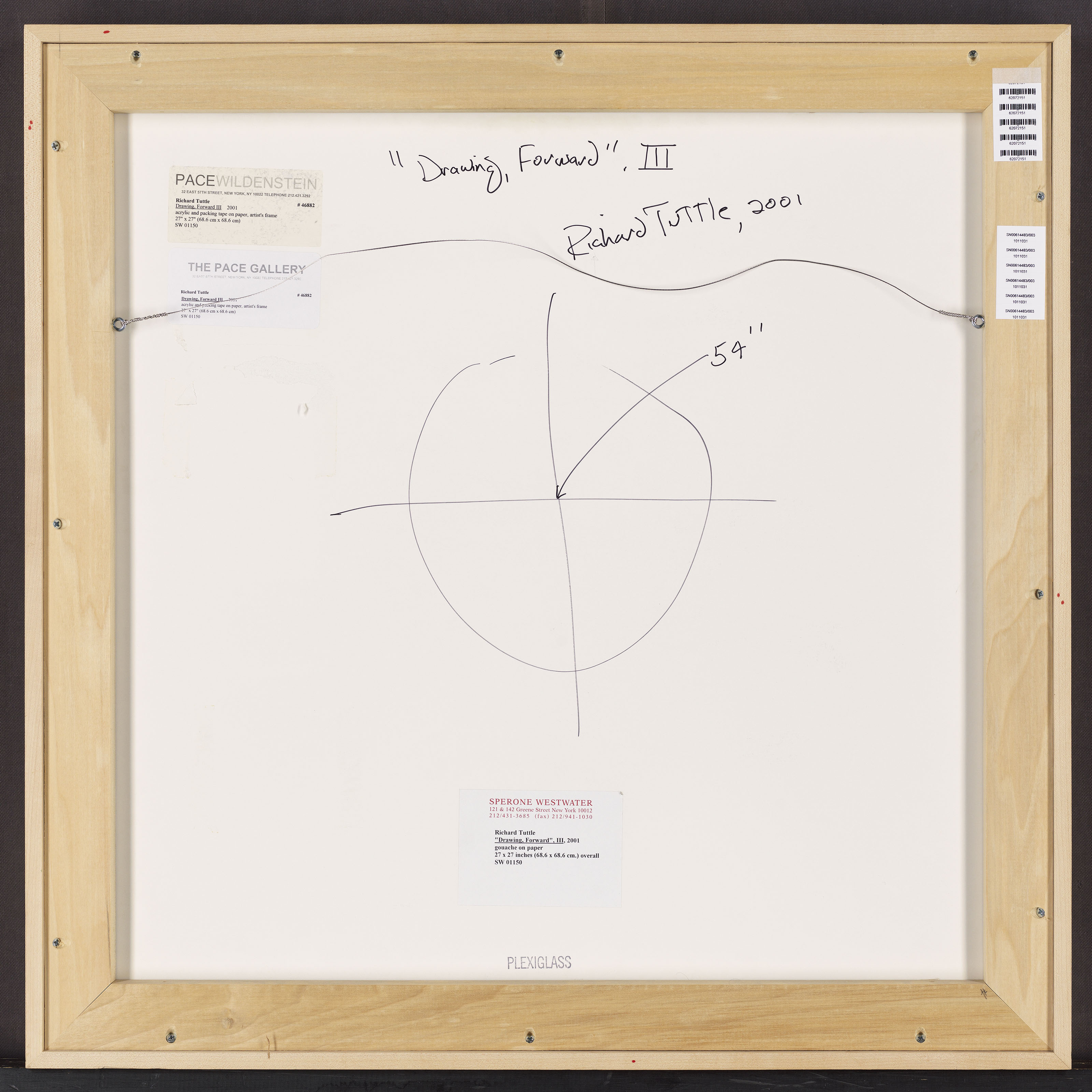 Richard Tuttle — Рисование, Вперед III, изображение 2