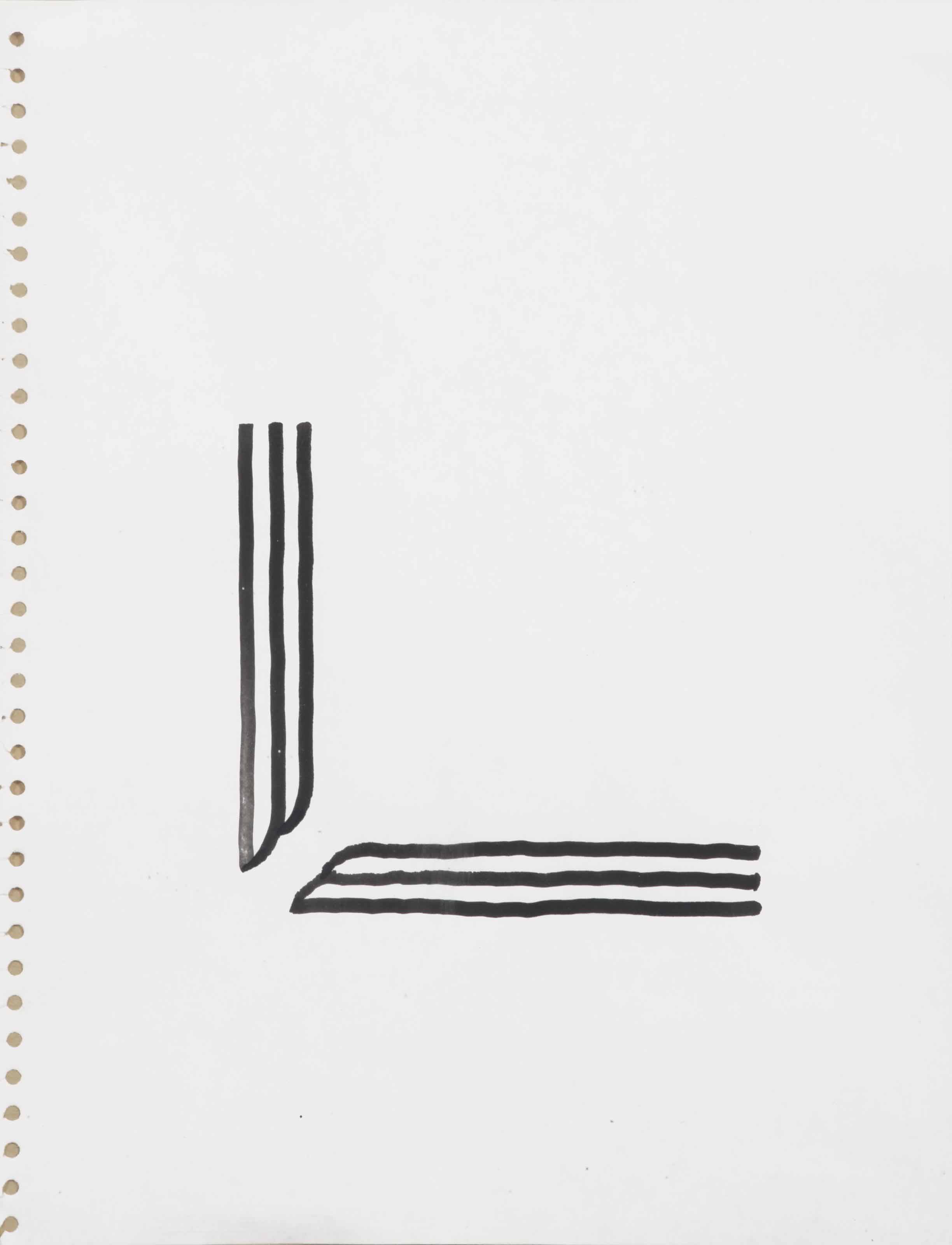 Richard Tuttle — центральная точка длиной 5 футов