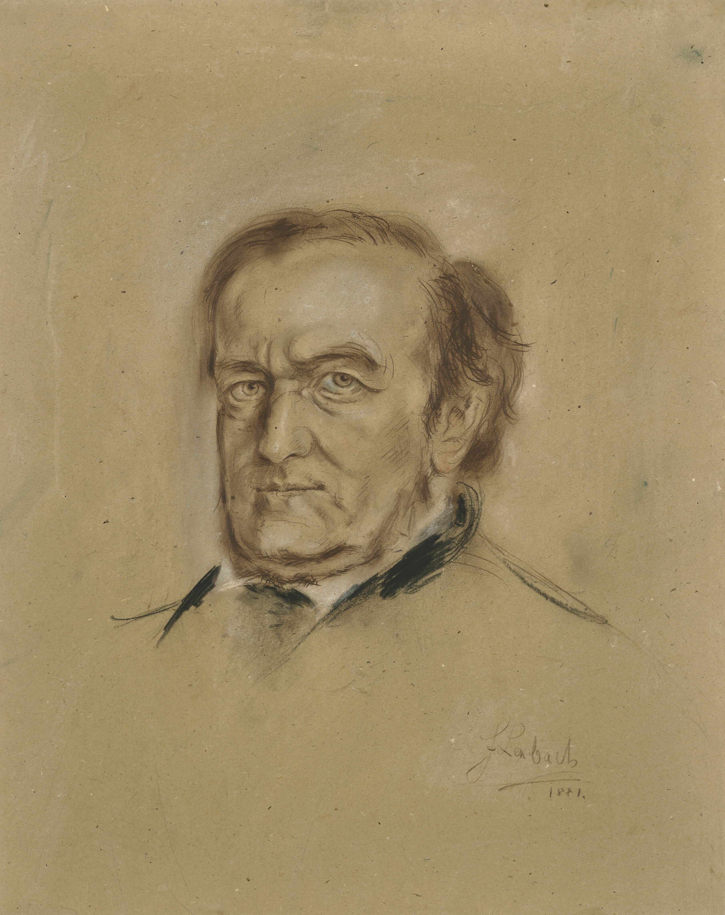 Richard Wagner — Портретный бюст Рихарда Вагнера (1813-1883)
