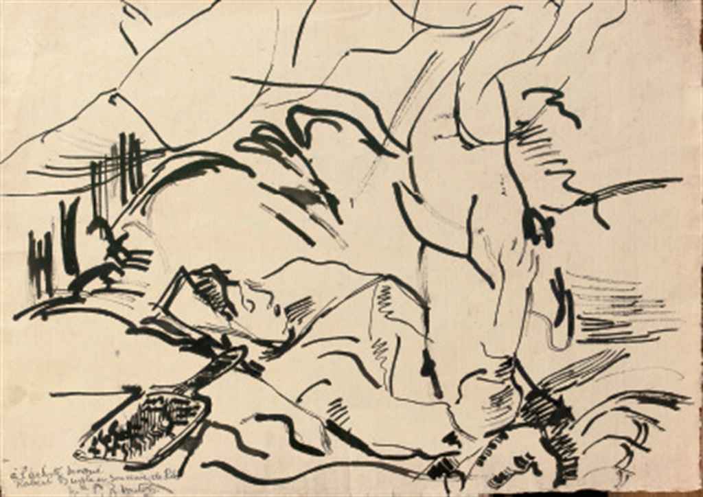 Rik Wouters — Отдых (справа): учеба (слева)