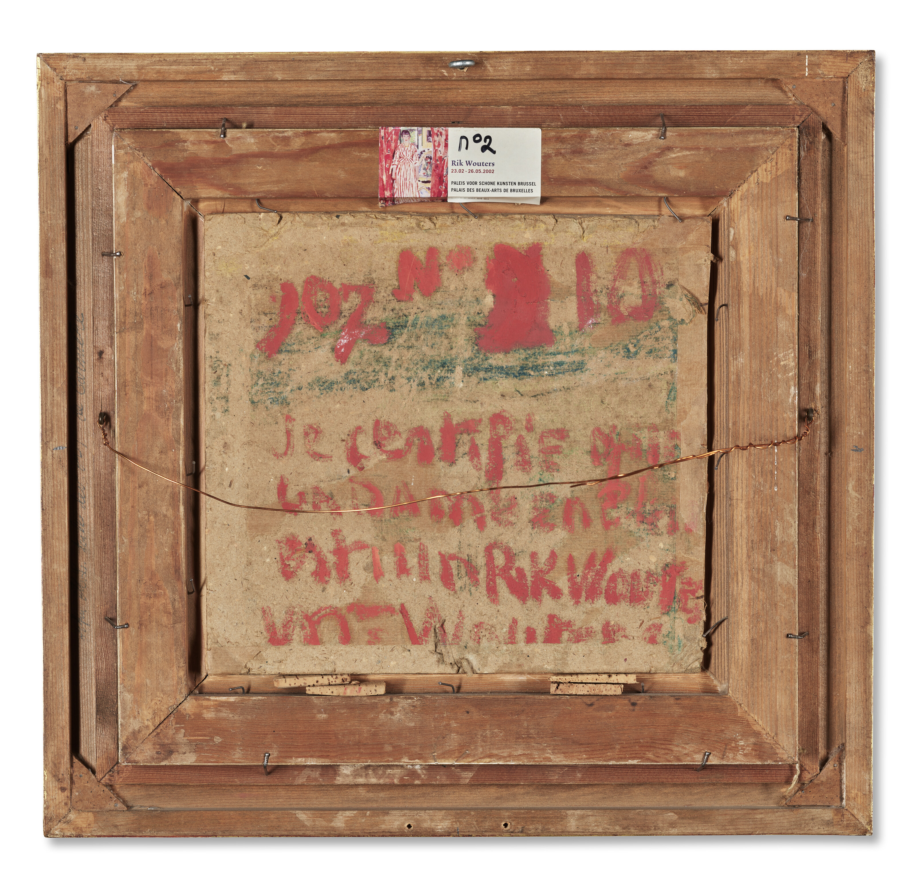 Rik Wouters — Этюд голубой женщины в саду, изображение 3