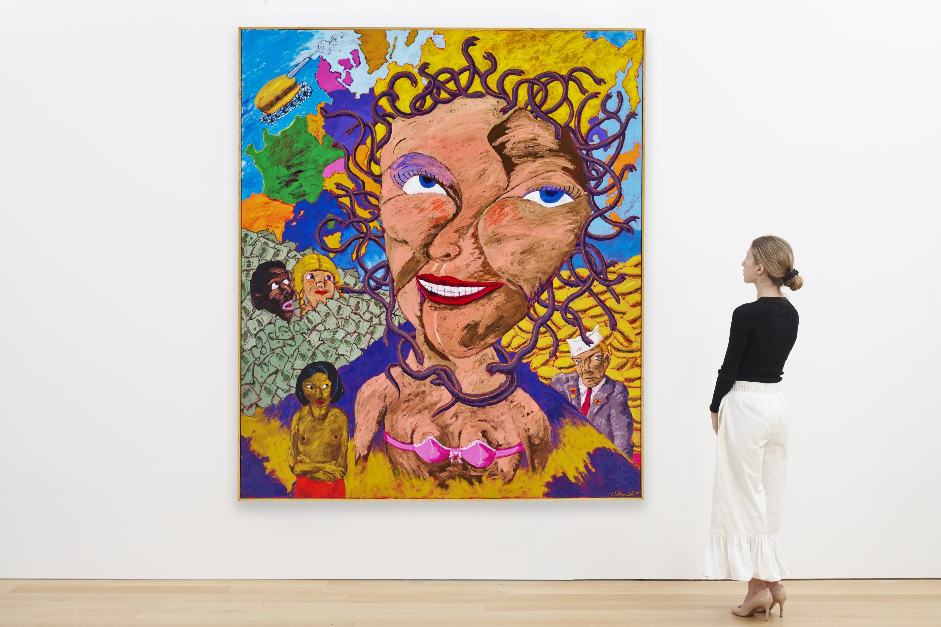 Robert Colescott — Современная Медуза, изображение 2