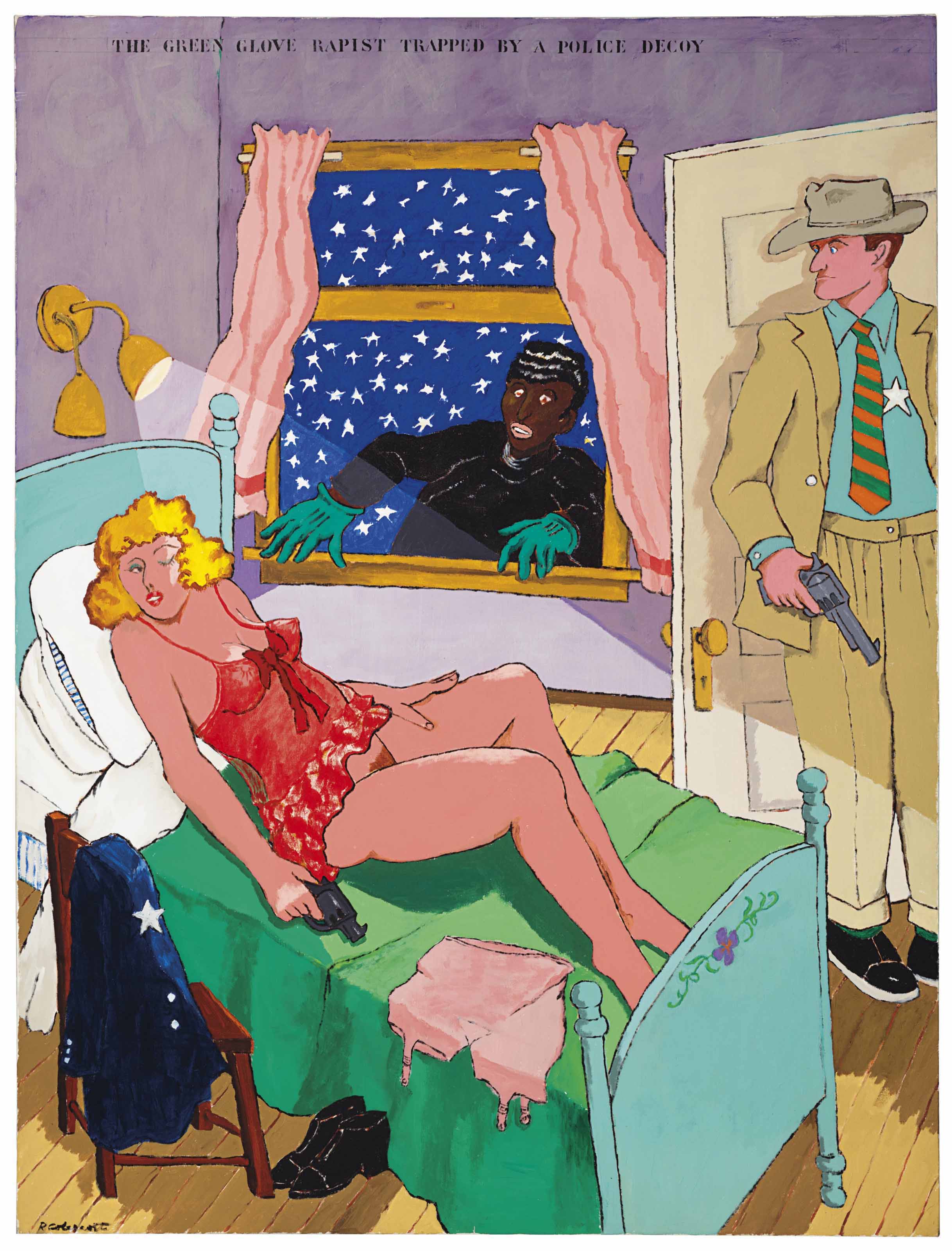 Robert Colescott — Насильник в зеленой перчатке