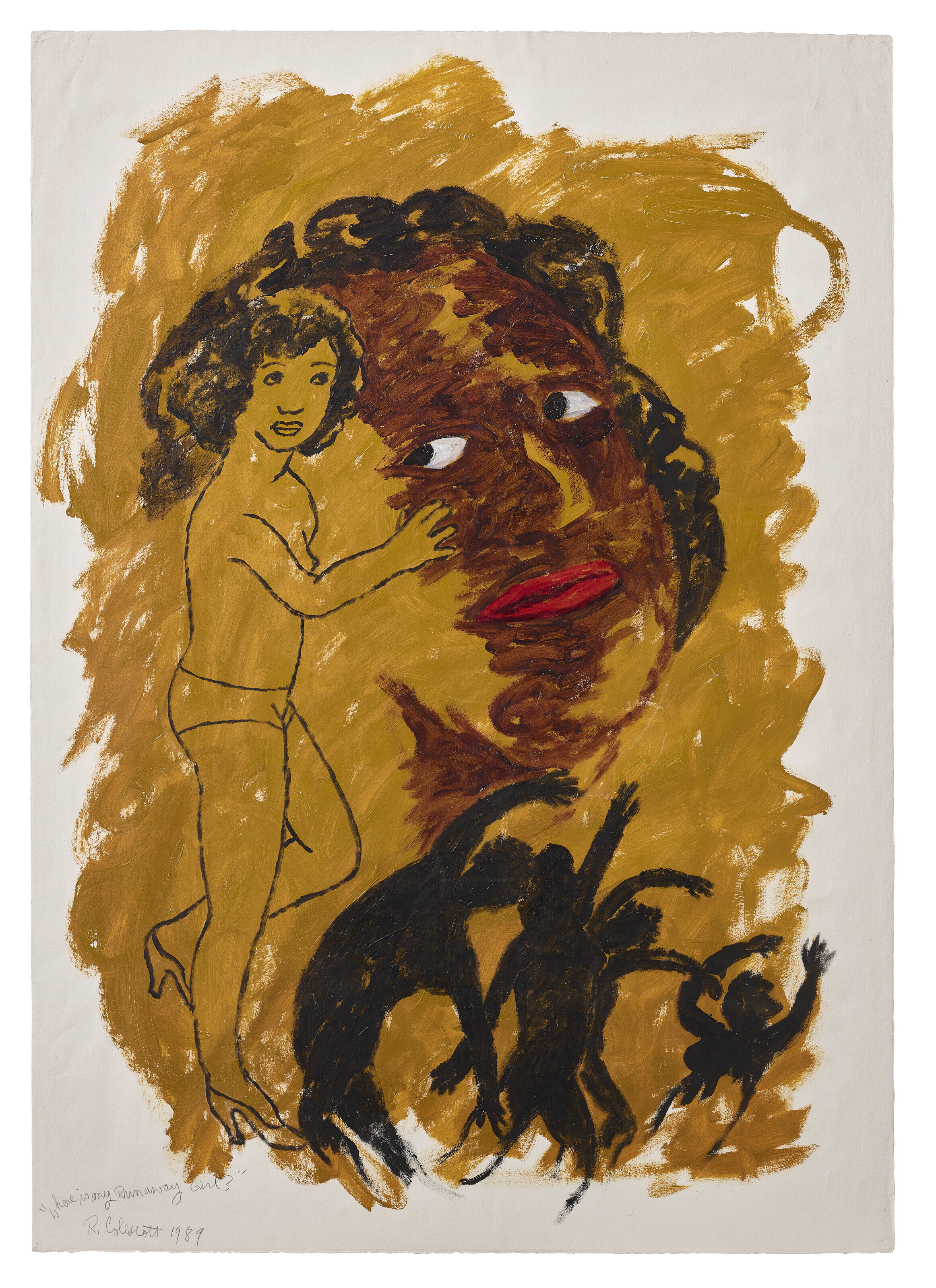 Robert Colescott — Где Моя Сбежавшая Девочка?