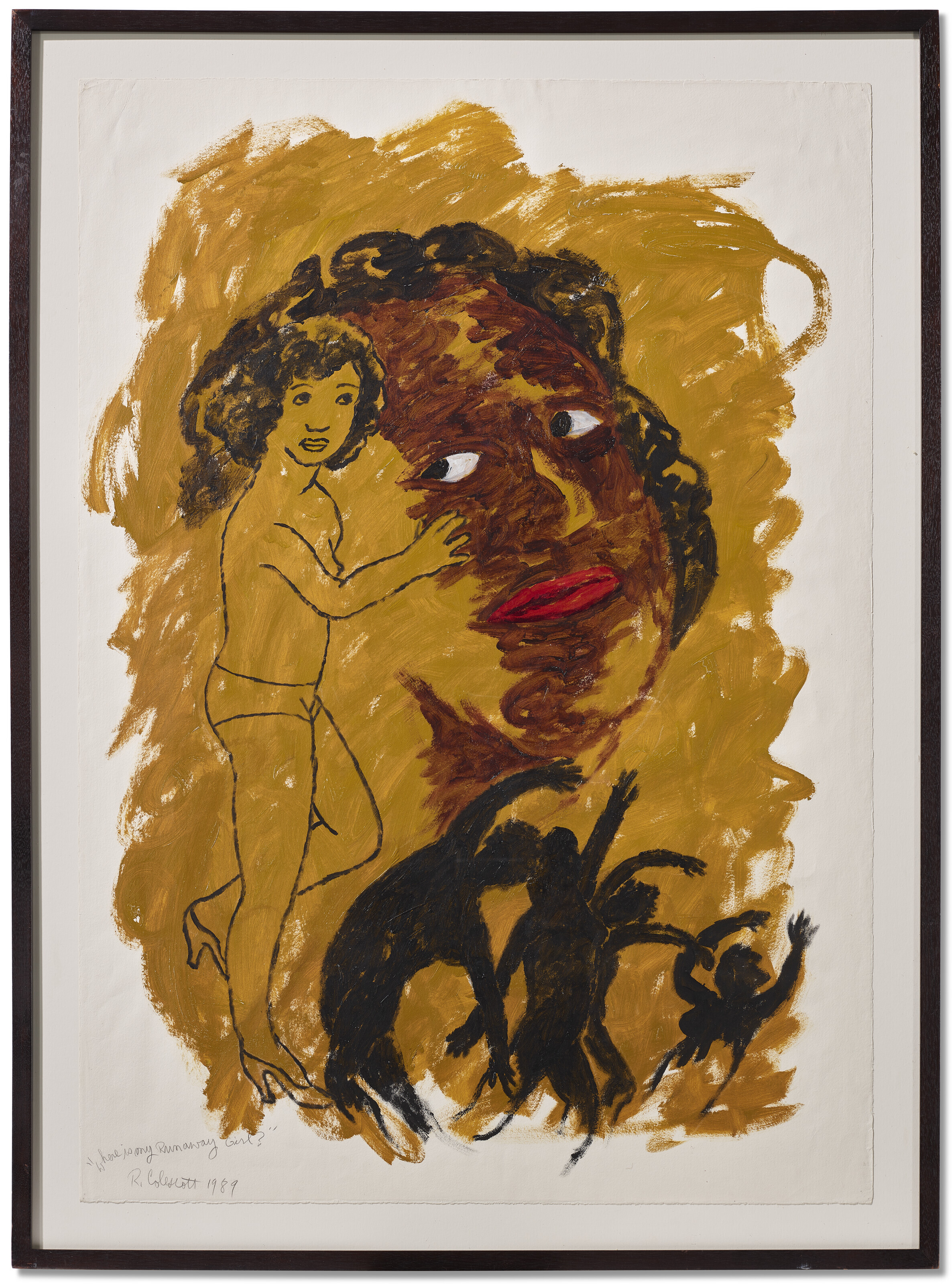 Robert Colescott — Где Моя Сбежавшая Девочка?, изображение 2