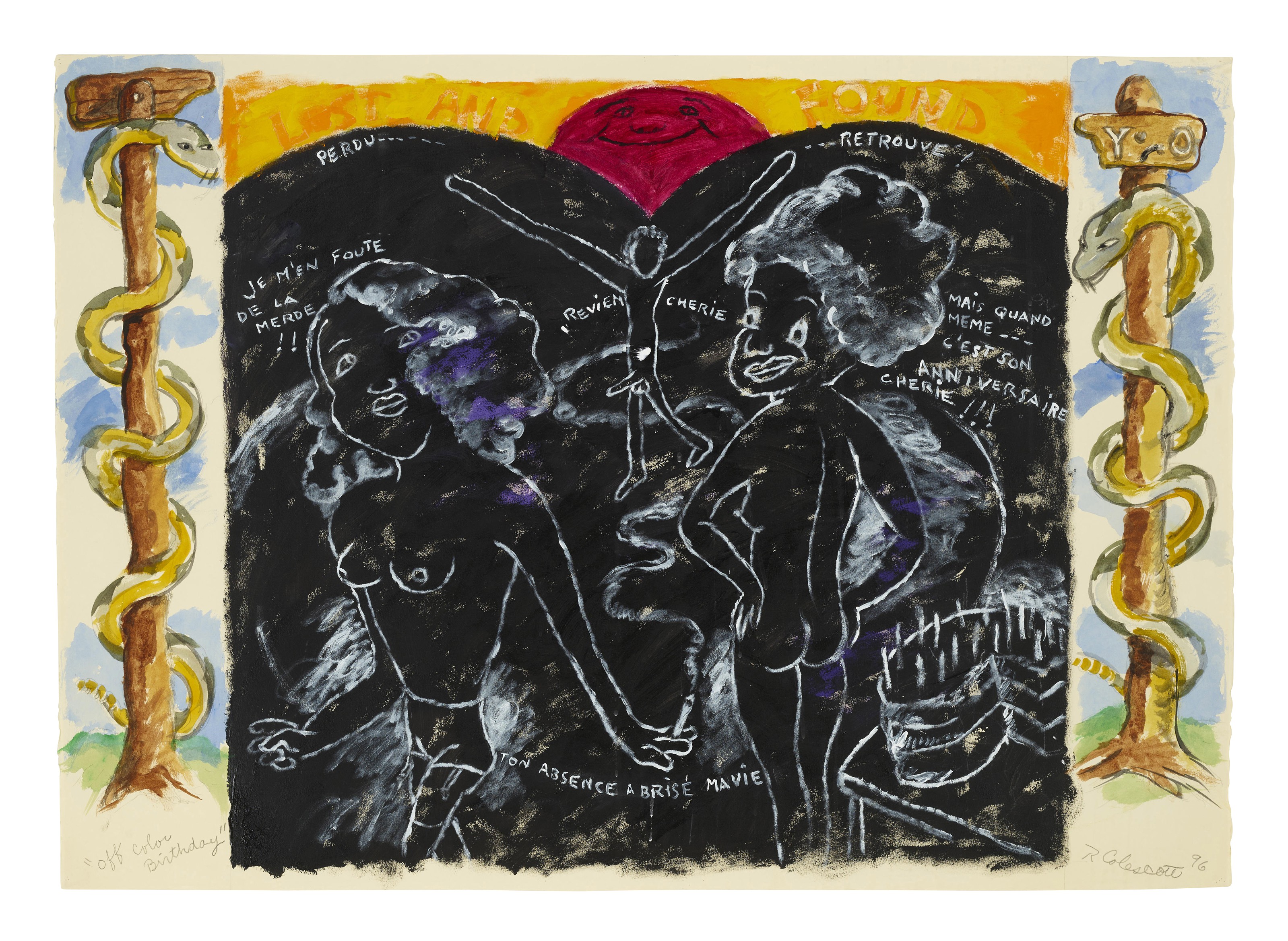 Robert Colescott — День рождения без цвета