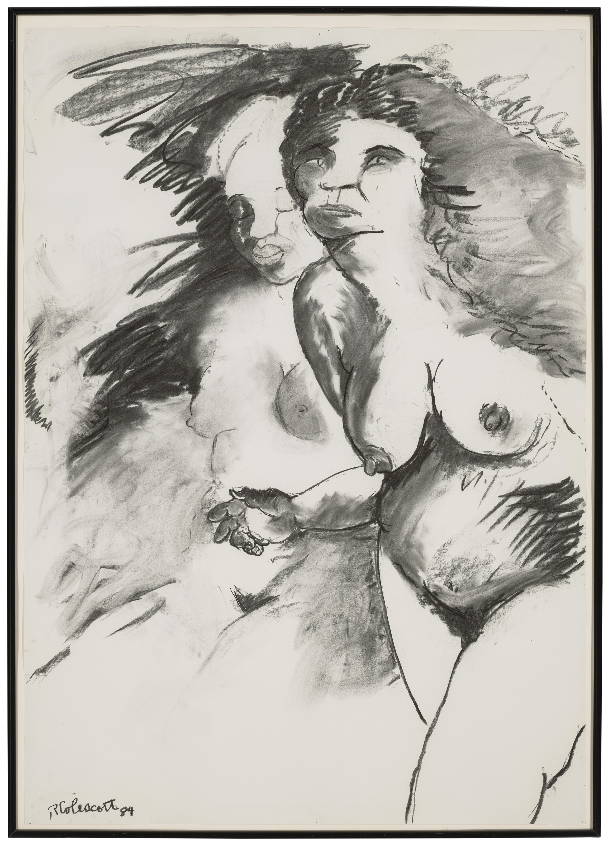 Robert Colescott — Женщина, Убегающая от Своей Юности, изображение 2
