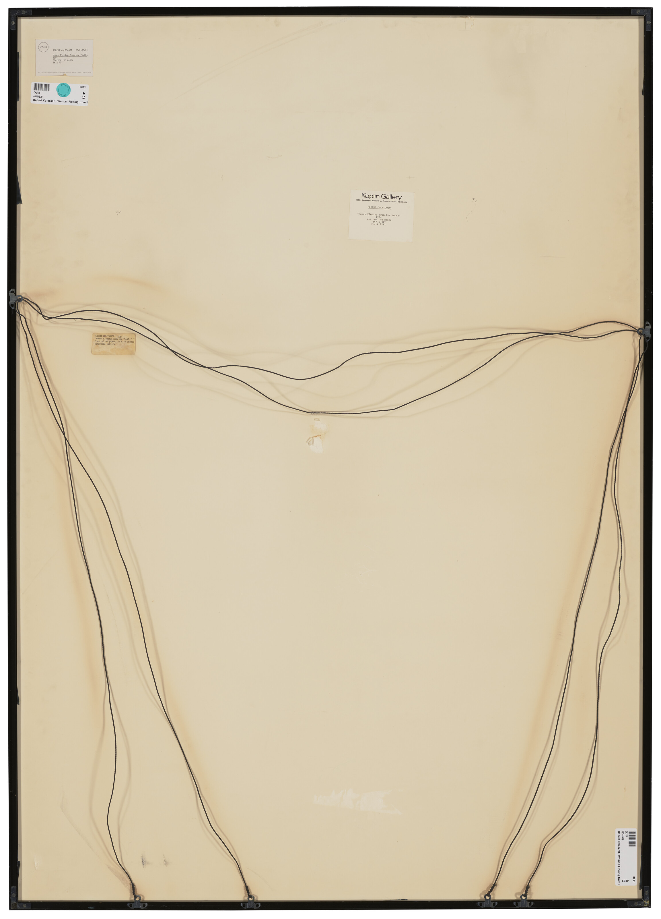 Robert Colescott — Женщина, Убегающая от Своей Юности, изображение 3