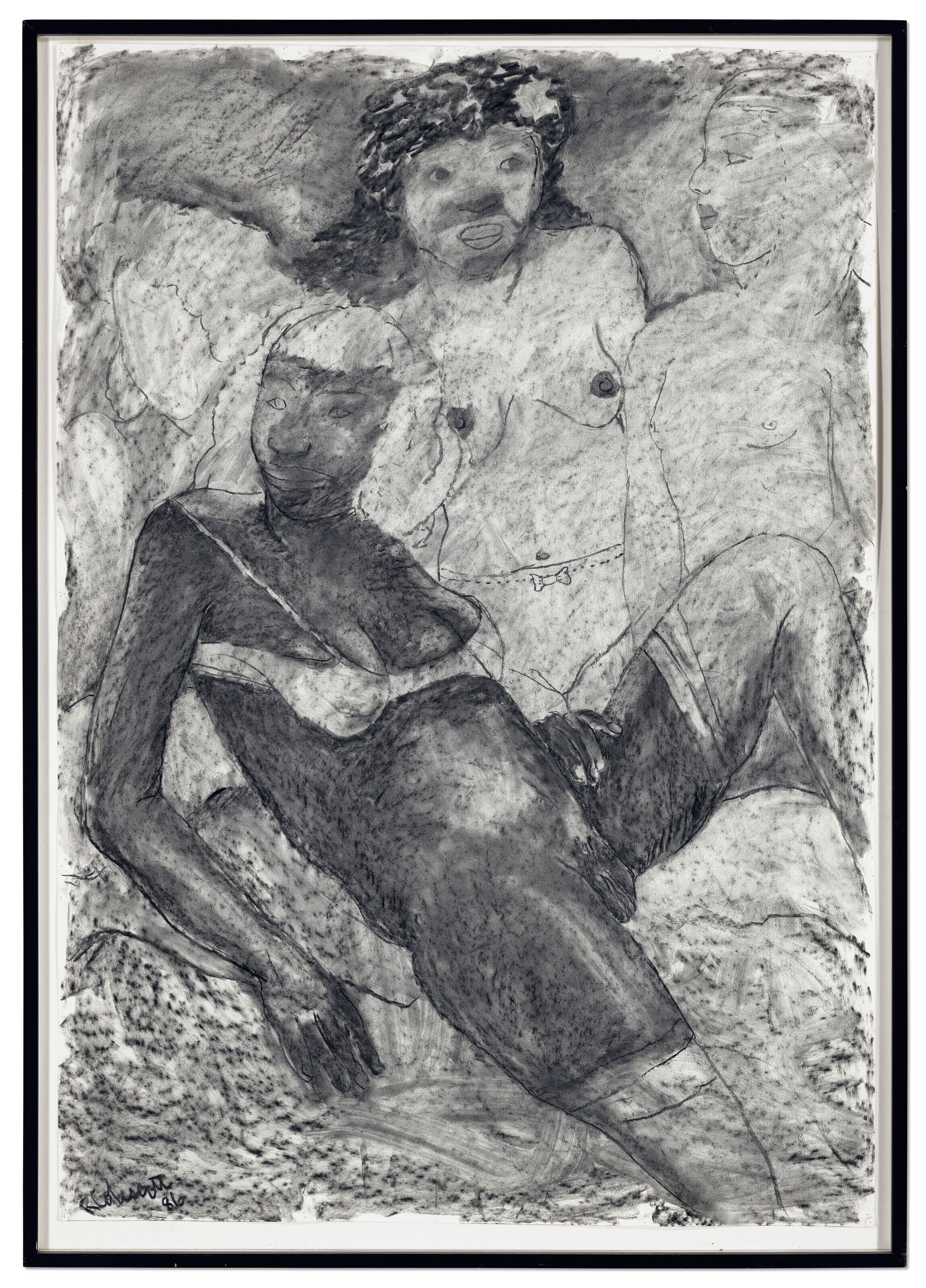 Robert Colescott — Фрейлины, изображение 2