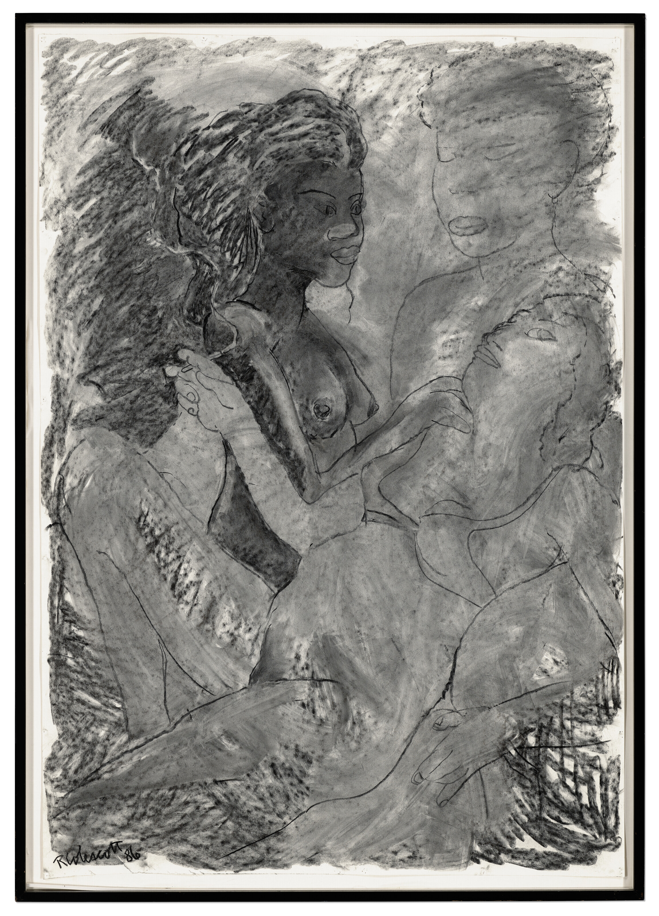 Robert Colescott — Фрейлины, изображение 2