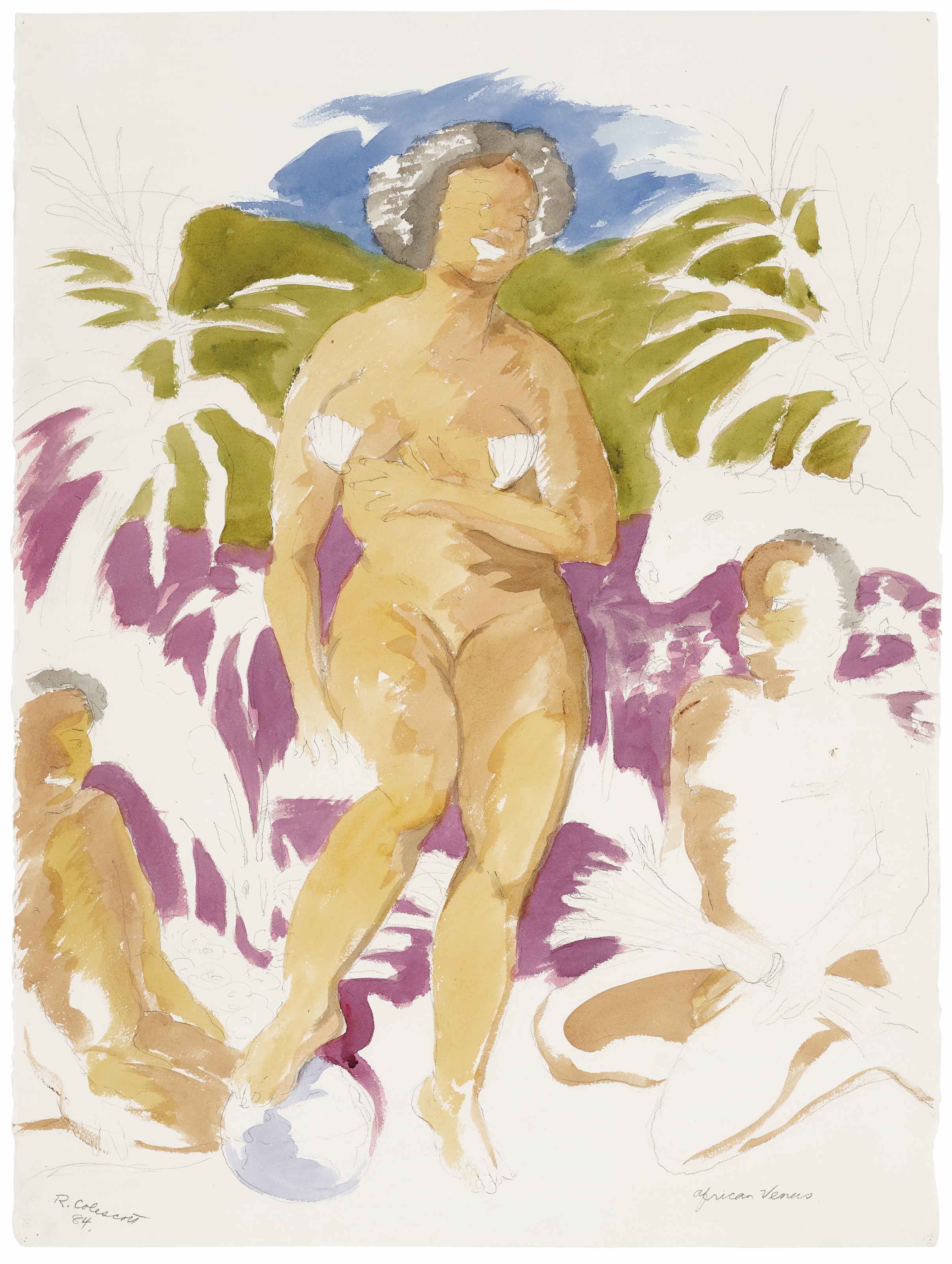 Robert Colescott — Африканская Венера