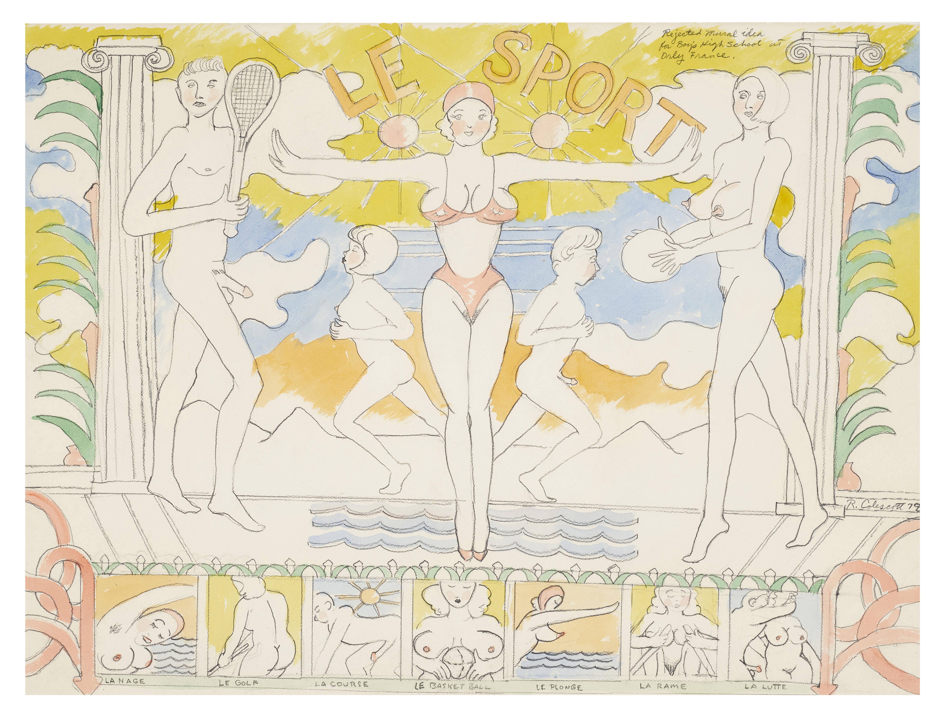 Robert Colescott — Ле Спорт