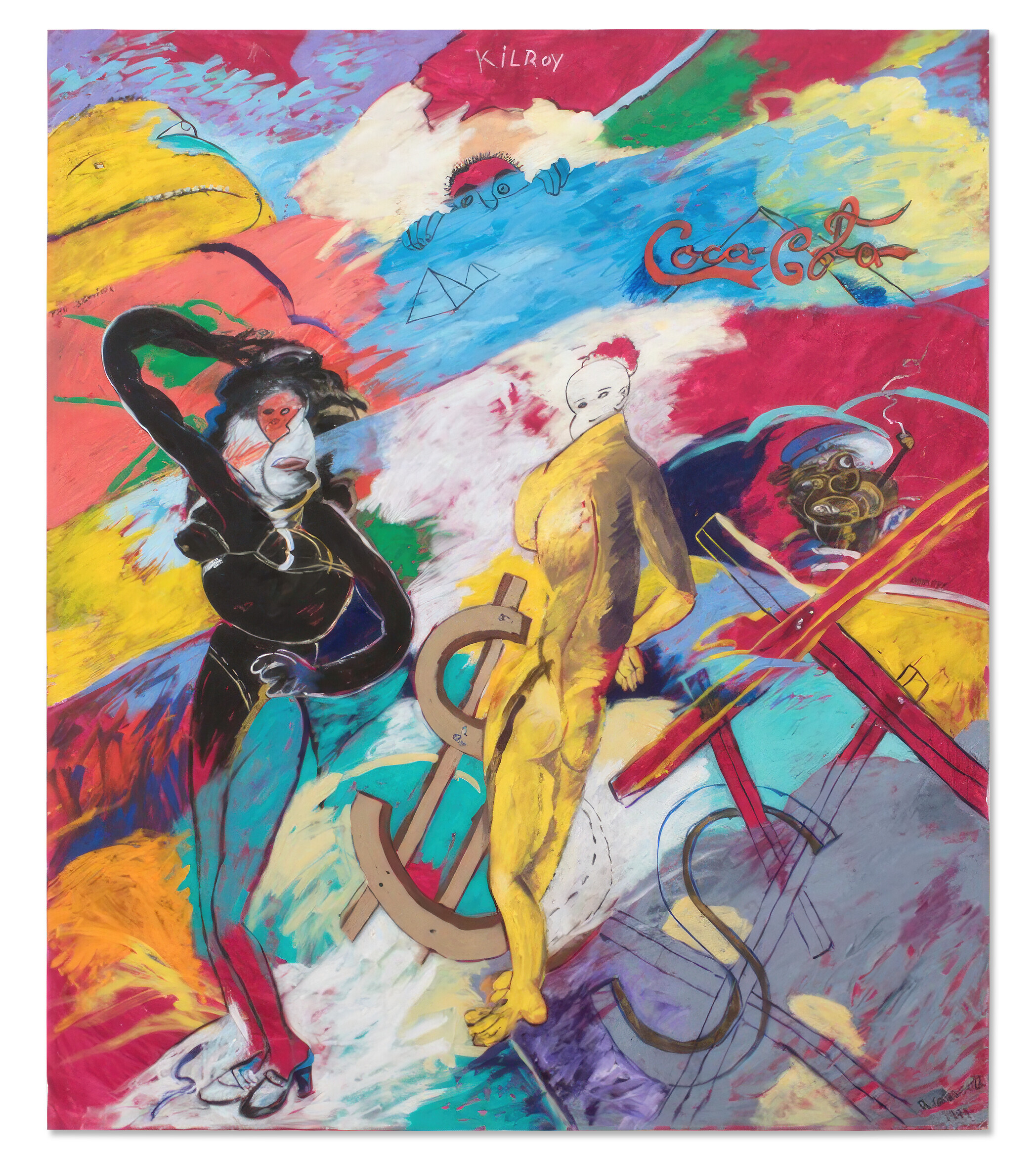 Robert Colescott — Знаки и памятники (Килрой)