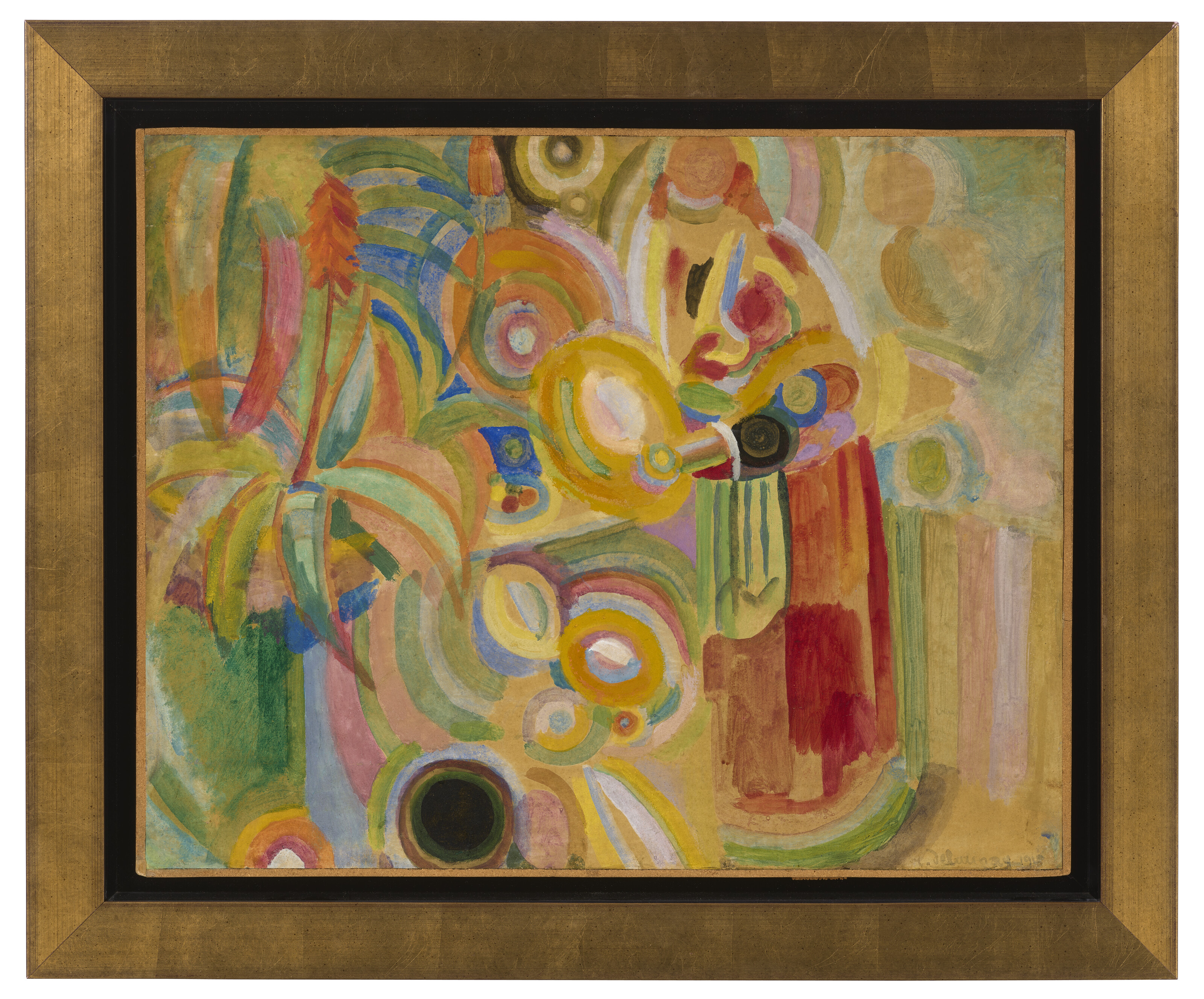 Robert Delaunay — Португальский в саду, изображение 2