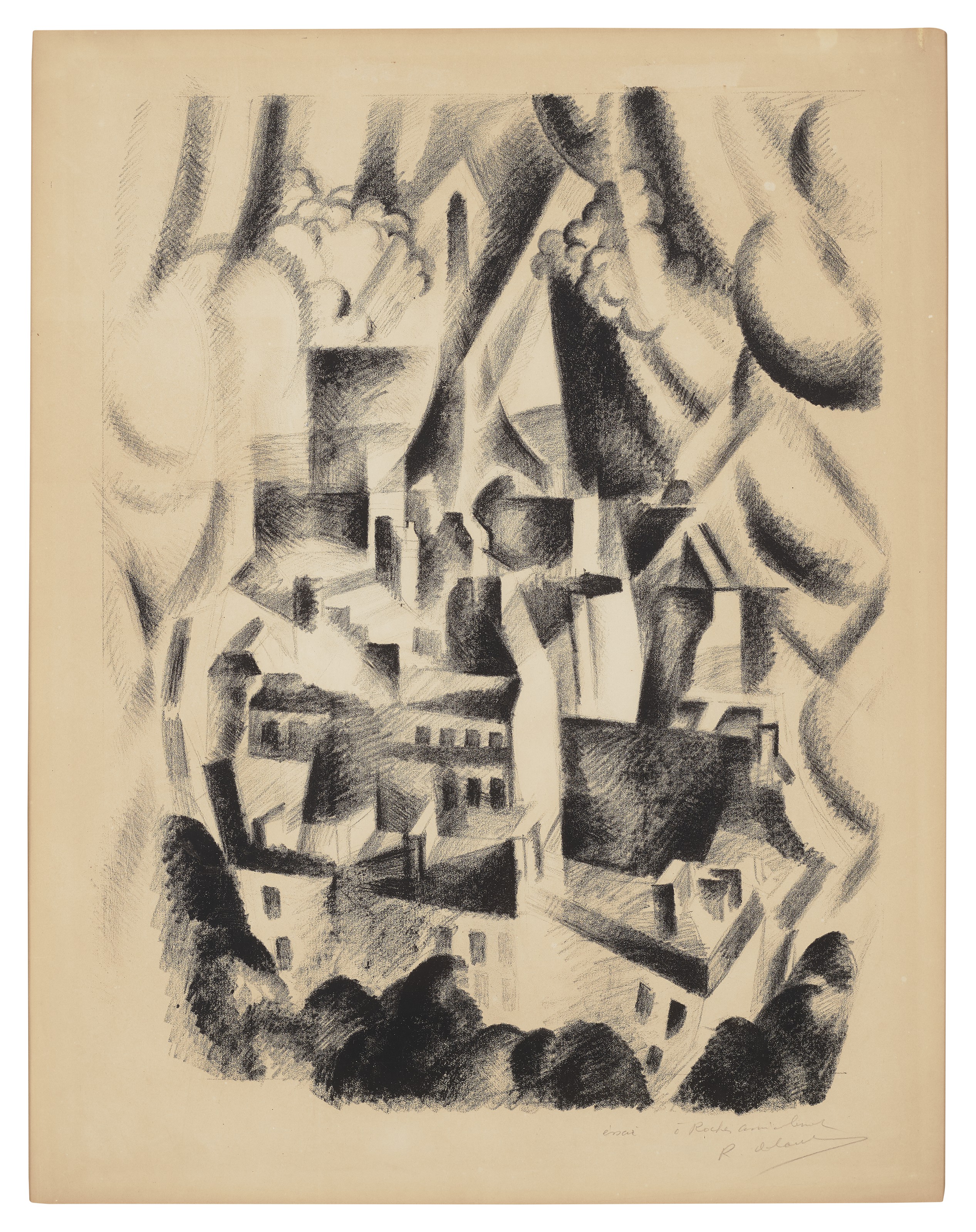 Robert Delaunay — Ла фенетр над ла виллем