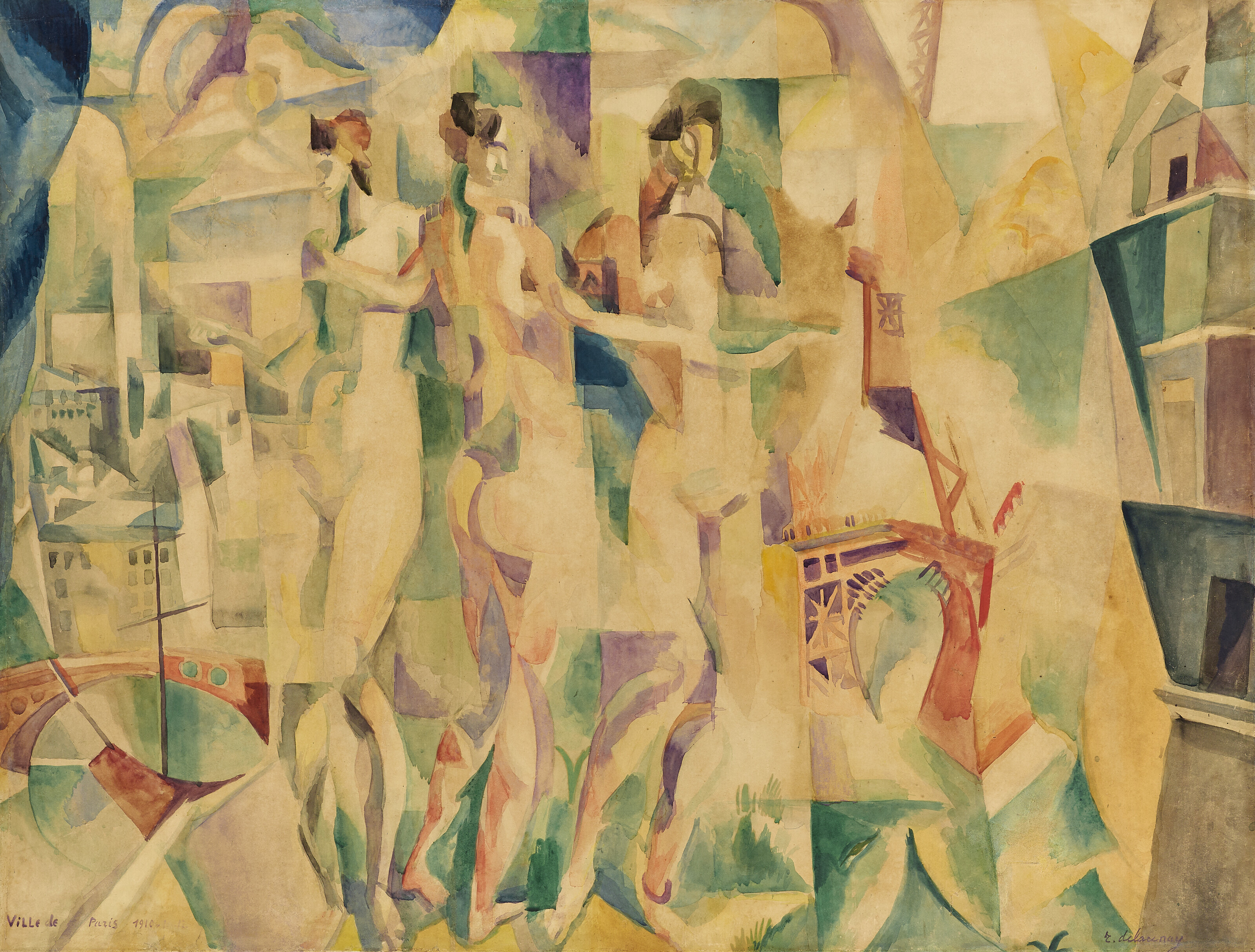 Robert Delaunay — Город Париж