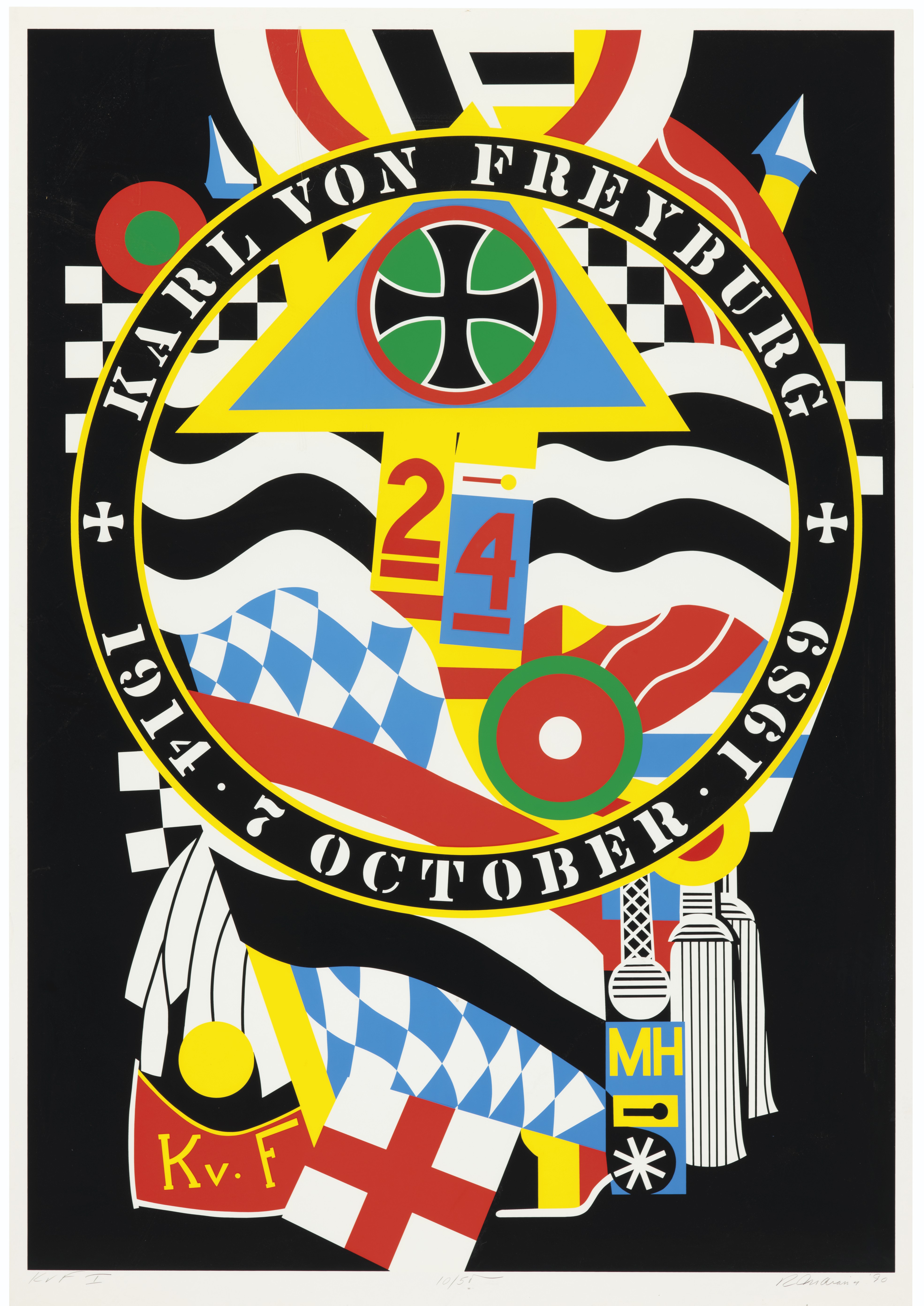 Robert Indiana — Элегии Хартли: Берлинская серия, изображение 3