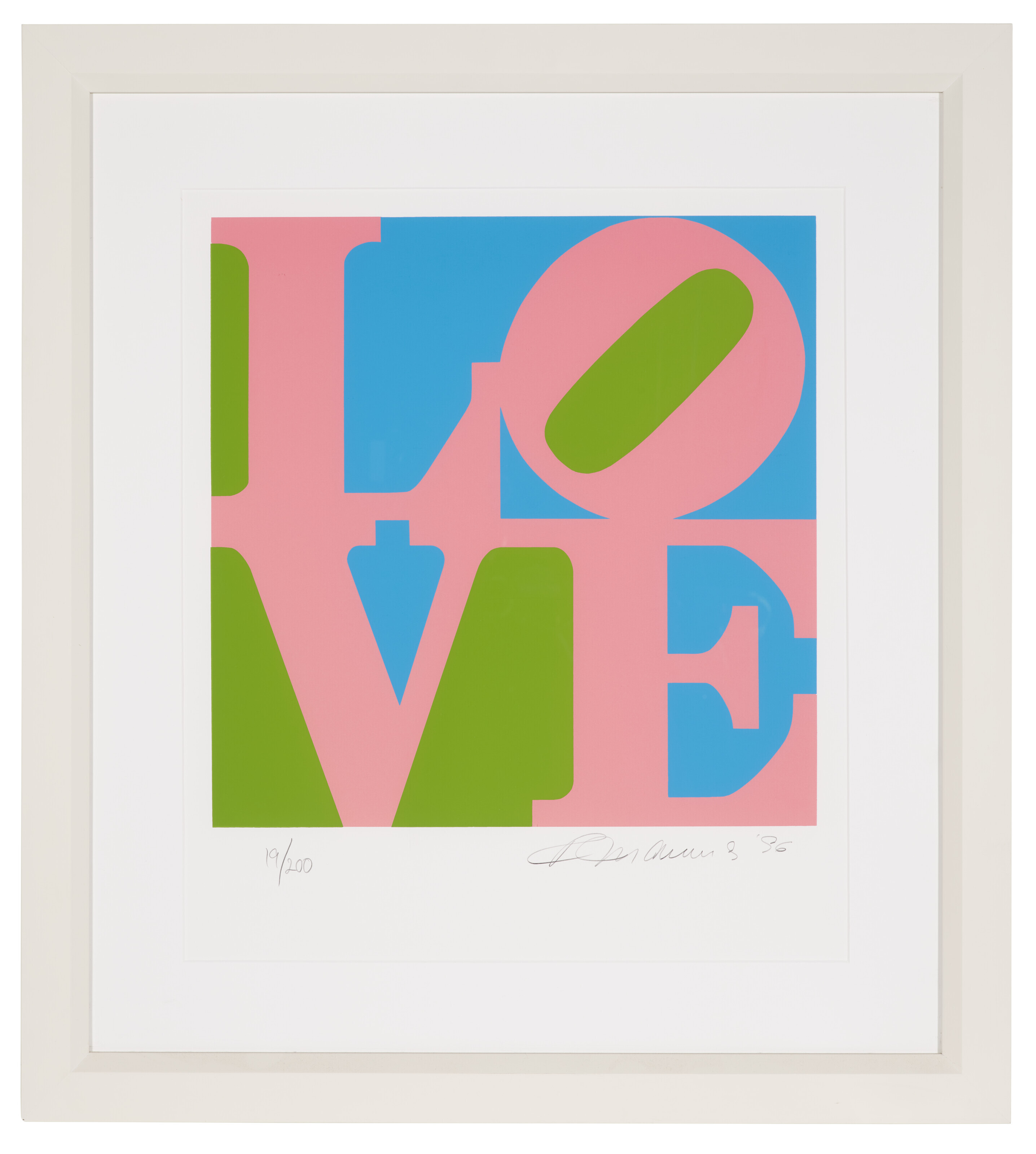 Robert Indiana — Книга любви : один оттиск, изображение 2