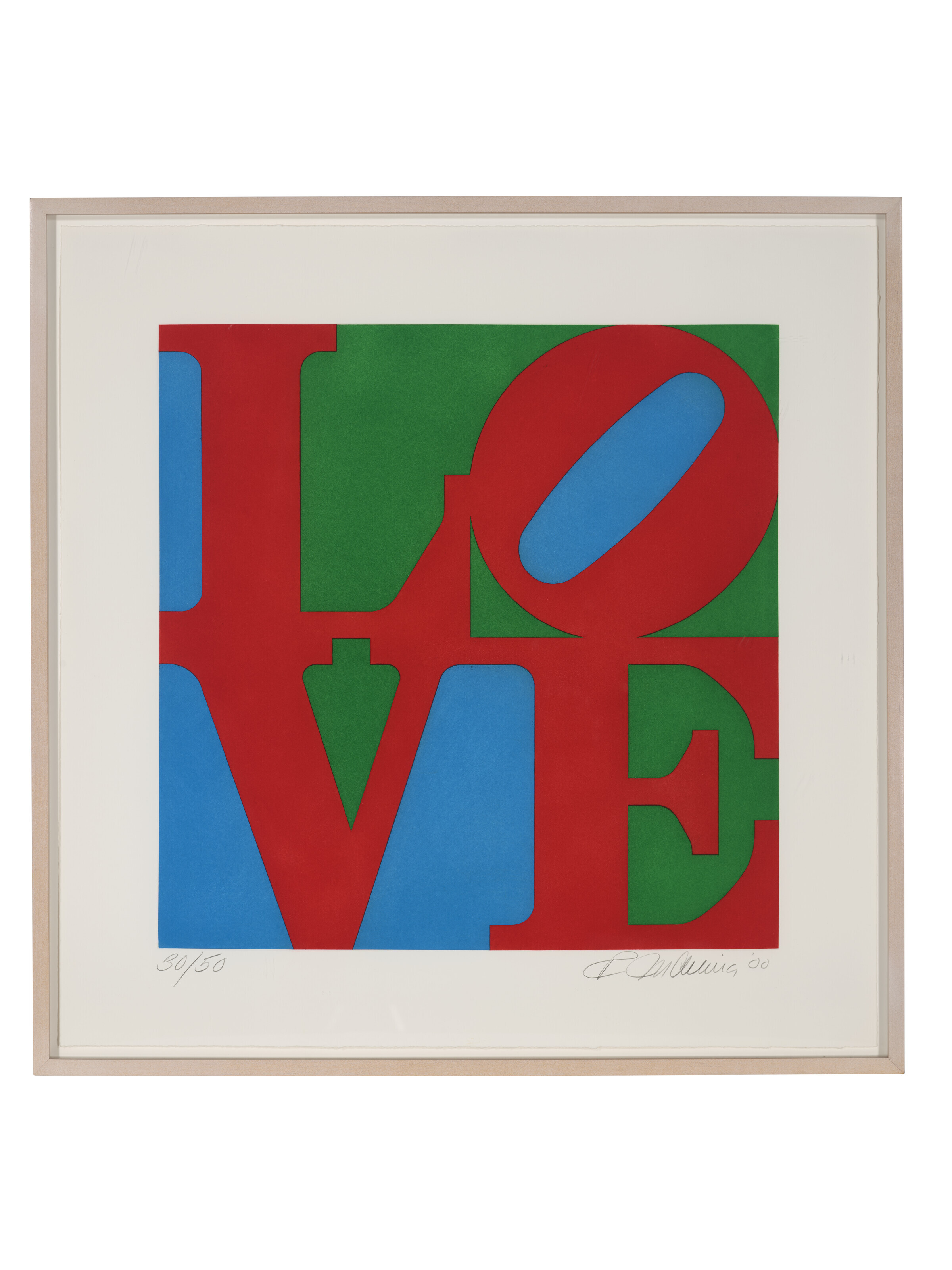 Robert Indiana — Любовь / 2000 : один принт, изображение 2