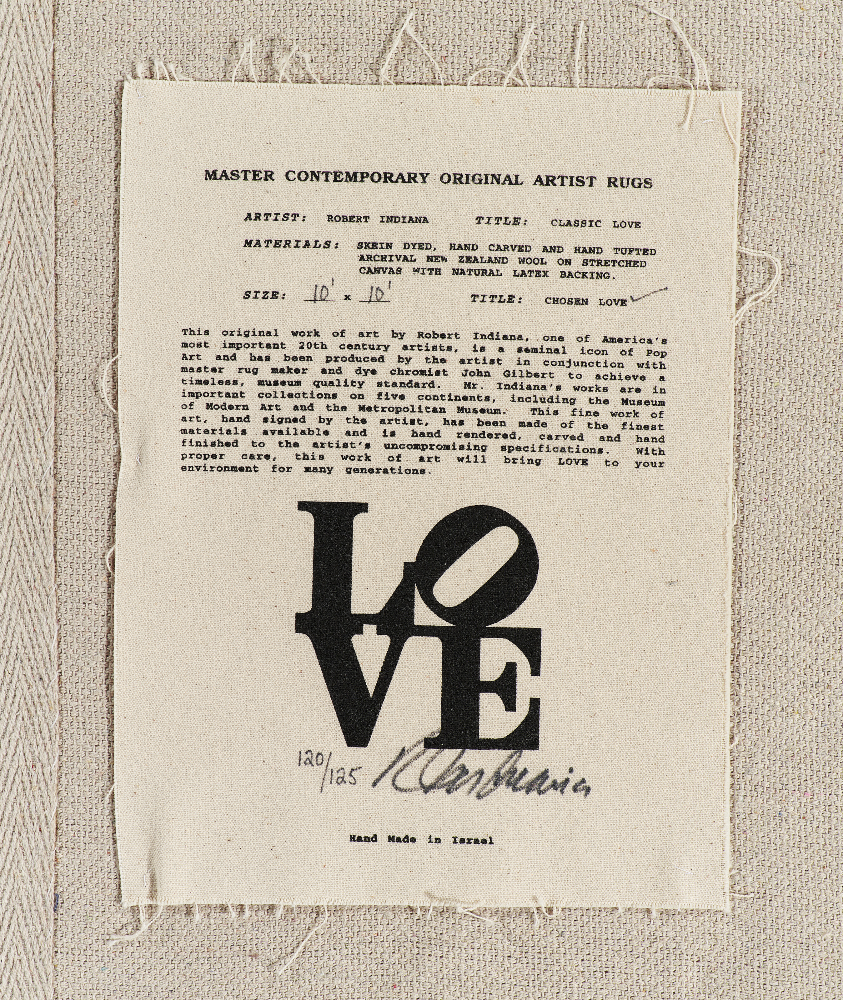 Robert Indiana — Избранная любовь, изображение 2