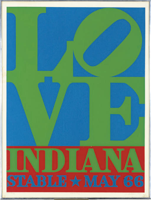 Robert Indiana — Люблю конюшню в Индиане