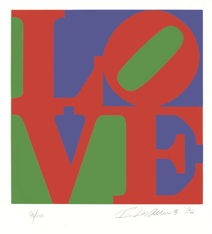 Robert Indiana — Без названия, из Книги о любви