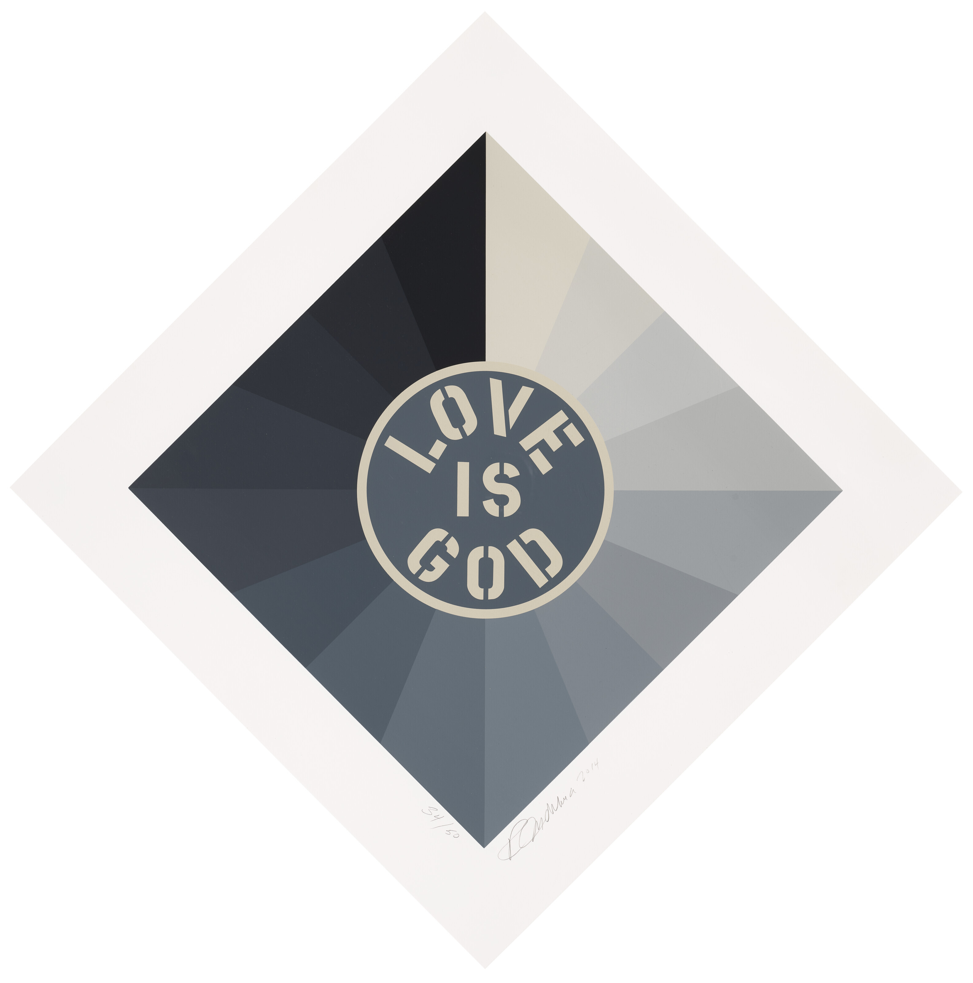 Robert Indiana — Любовь - это Бог