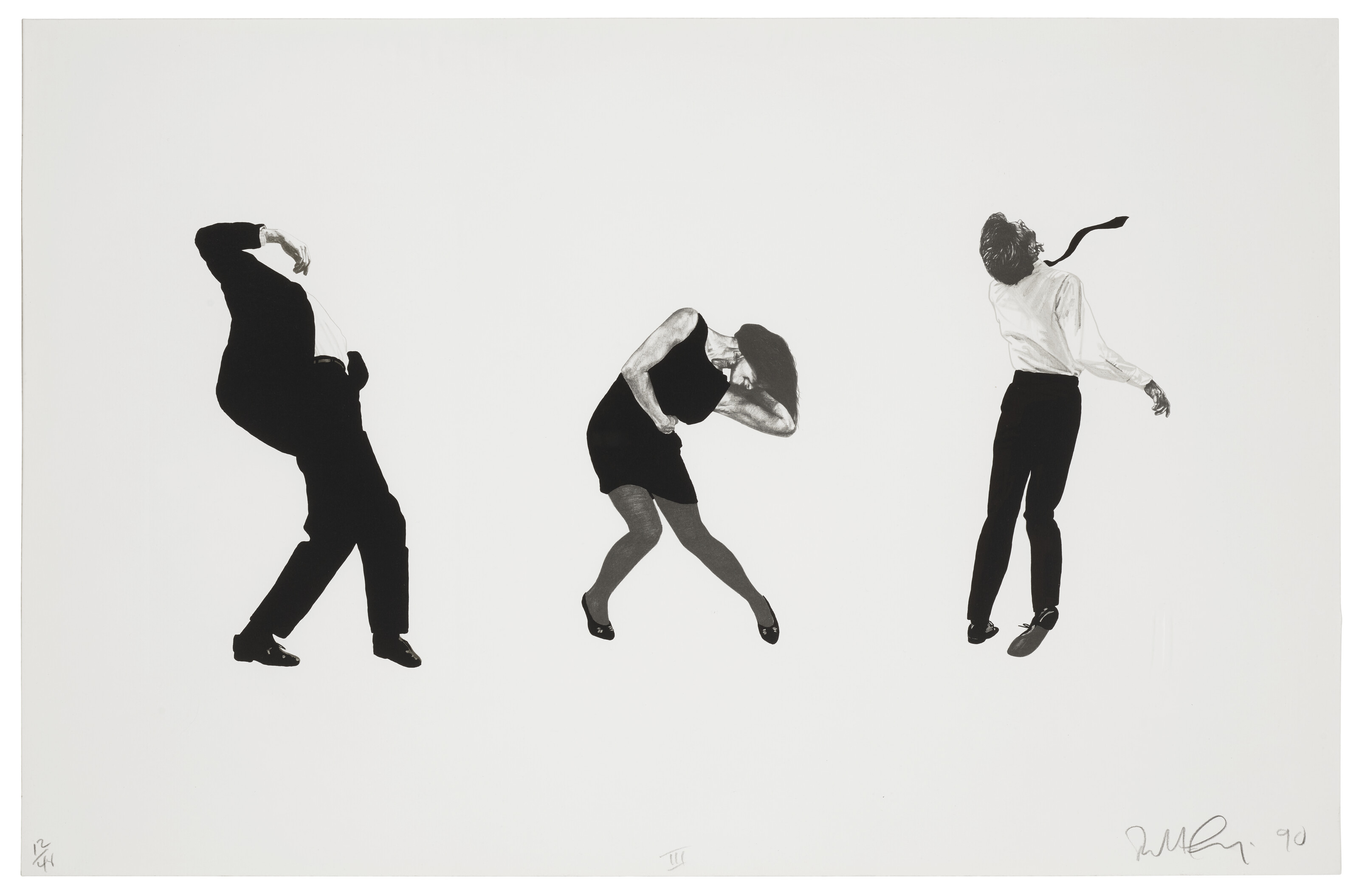 Robert Longo — Без названия III, от "Людей в городах"