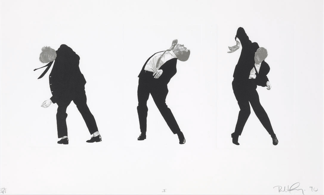 Robert Longo — Без названия "Я", от "Людей в городах"