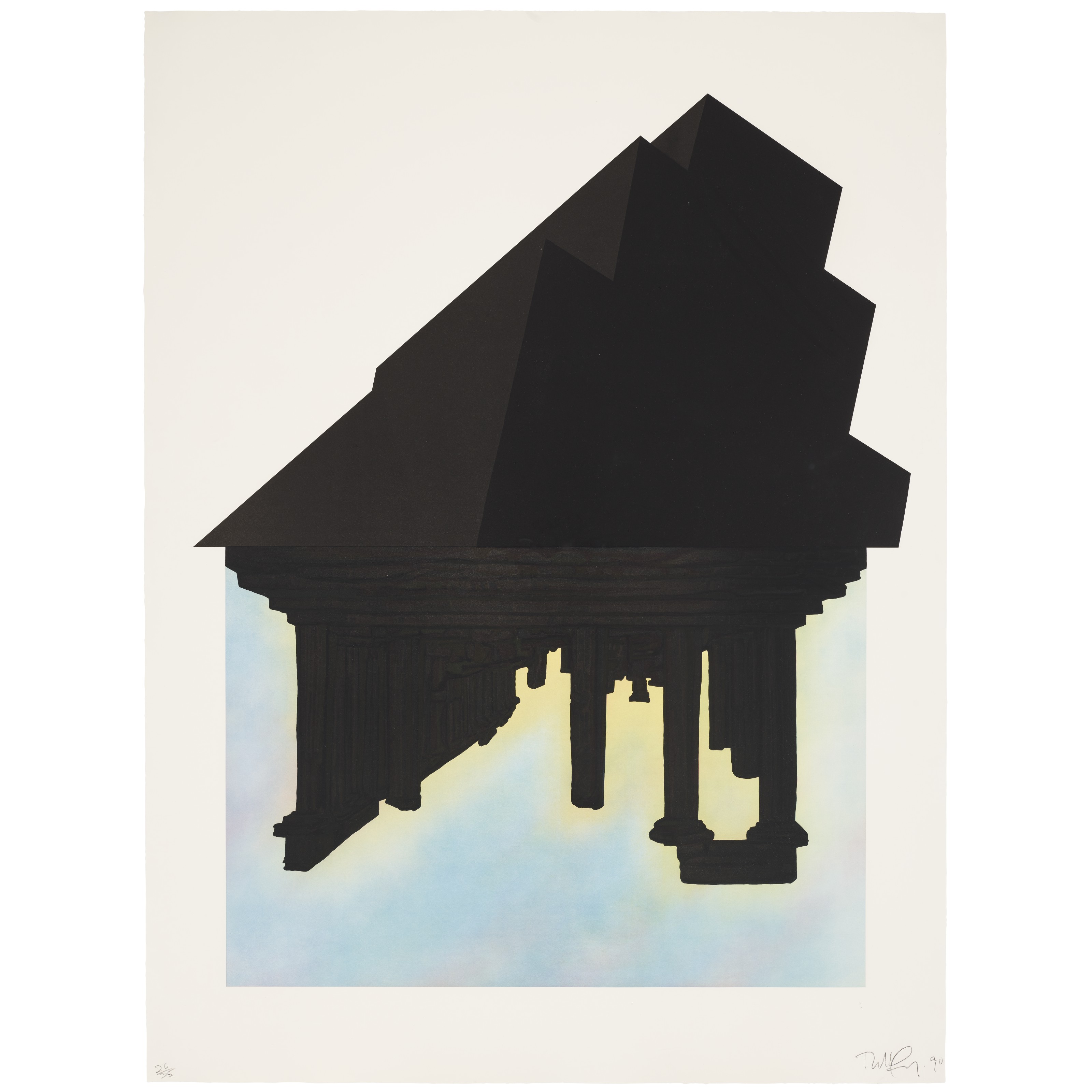 Robert Longo — Черные ладони