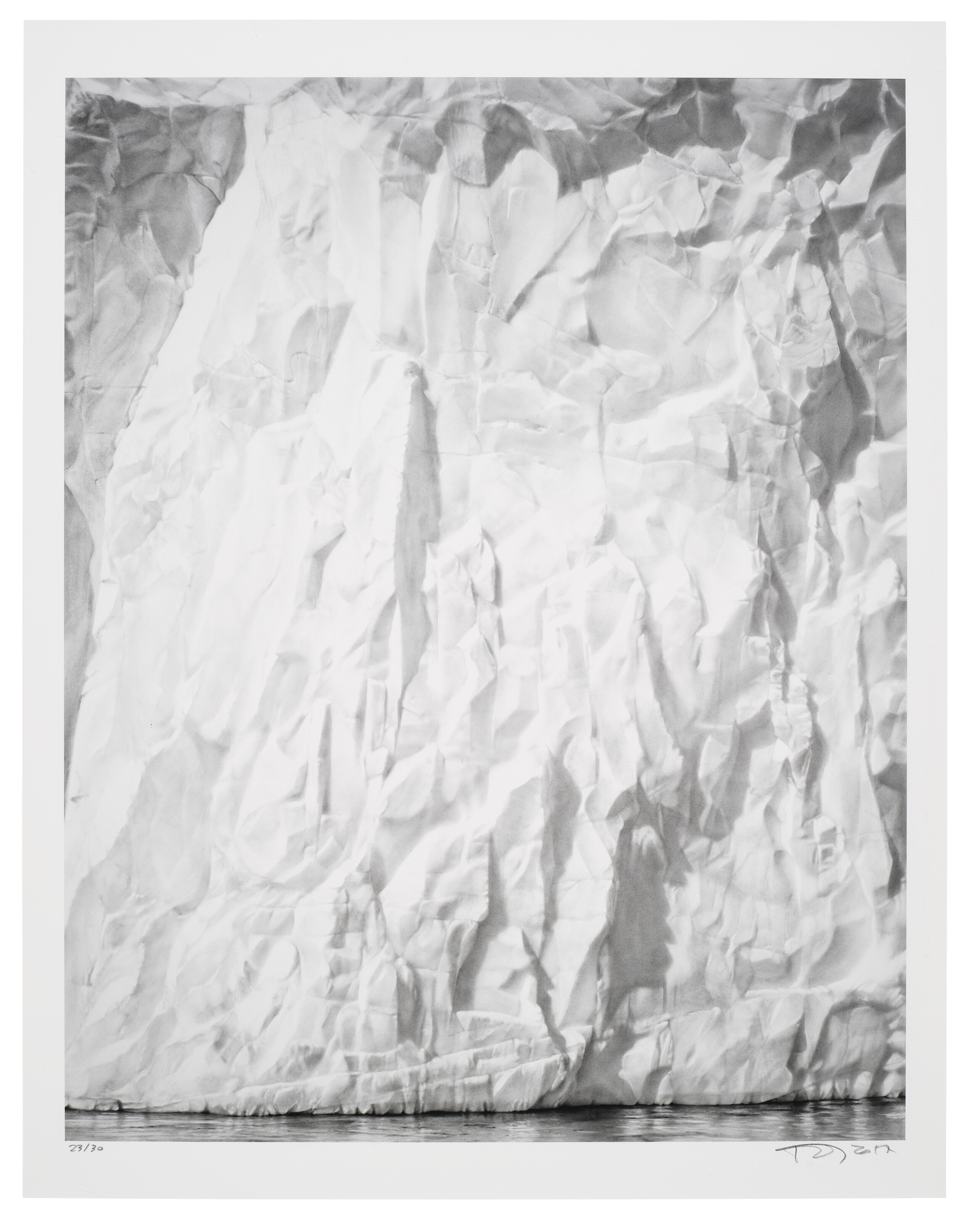 Robert Longo — Без названия (Ледяная стена)