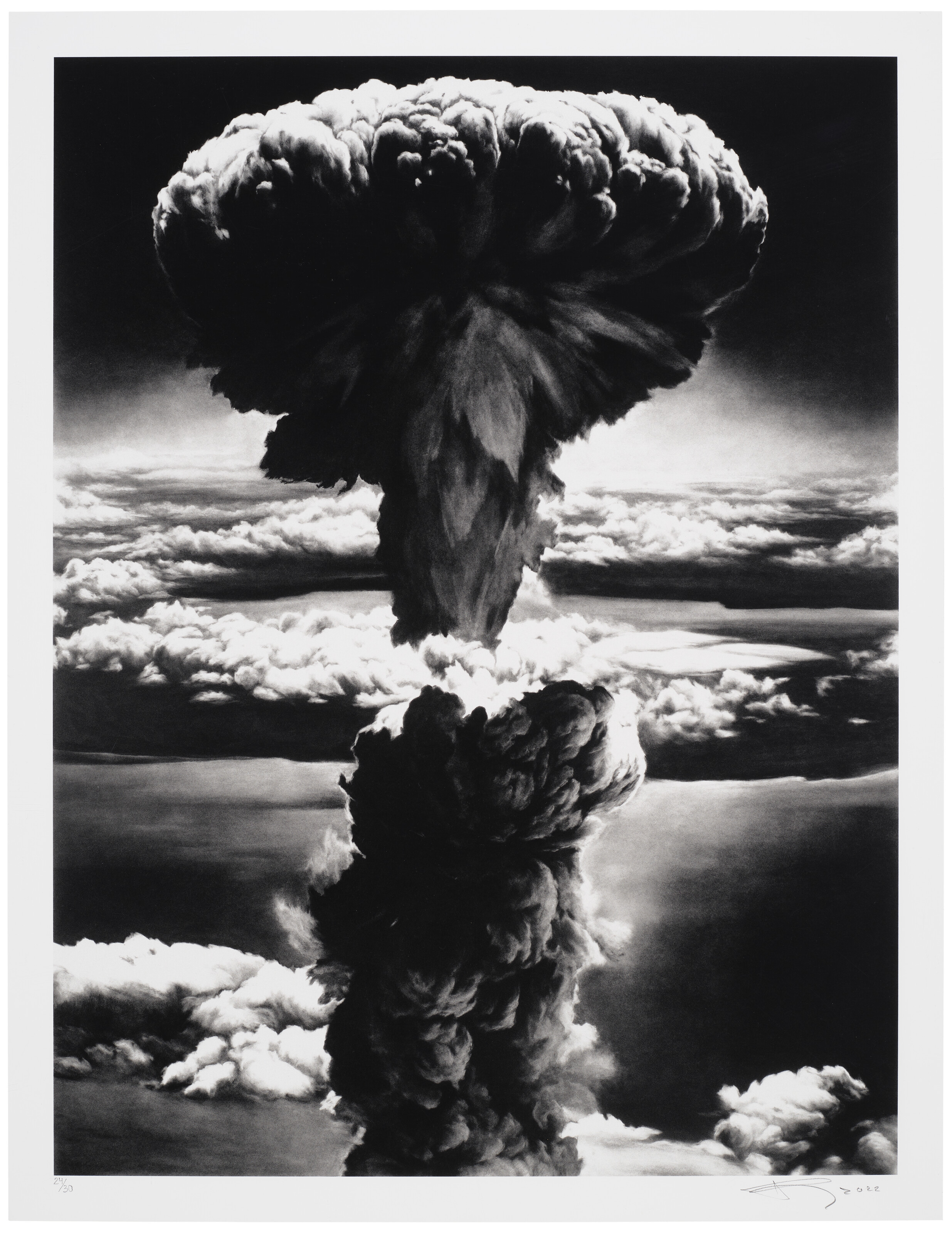 Robert Longo — Без названия (Нагасаки)