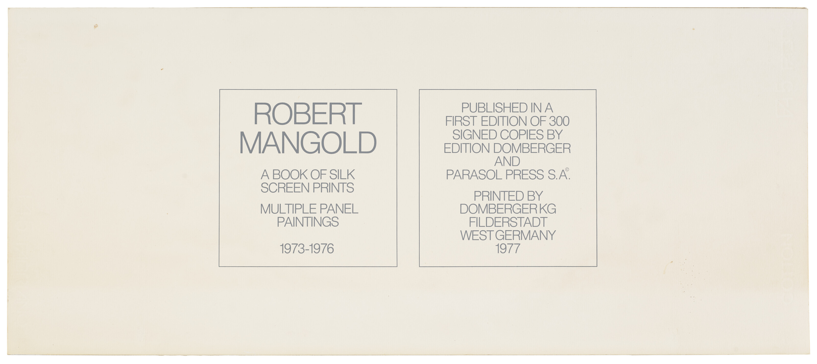 Robert Mangold — Несколько панно 1973-1976 годов, изображение 11