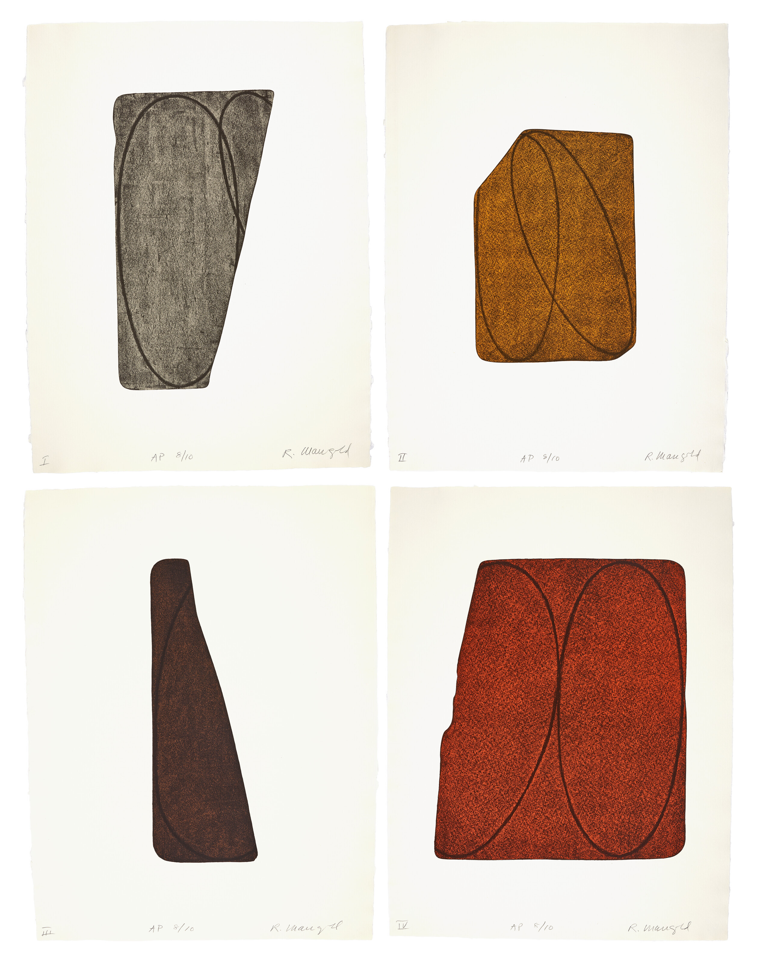 Robert Mangold — Фрагменты (I-VII)