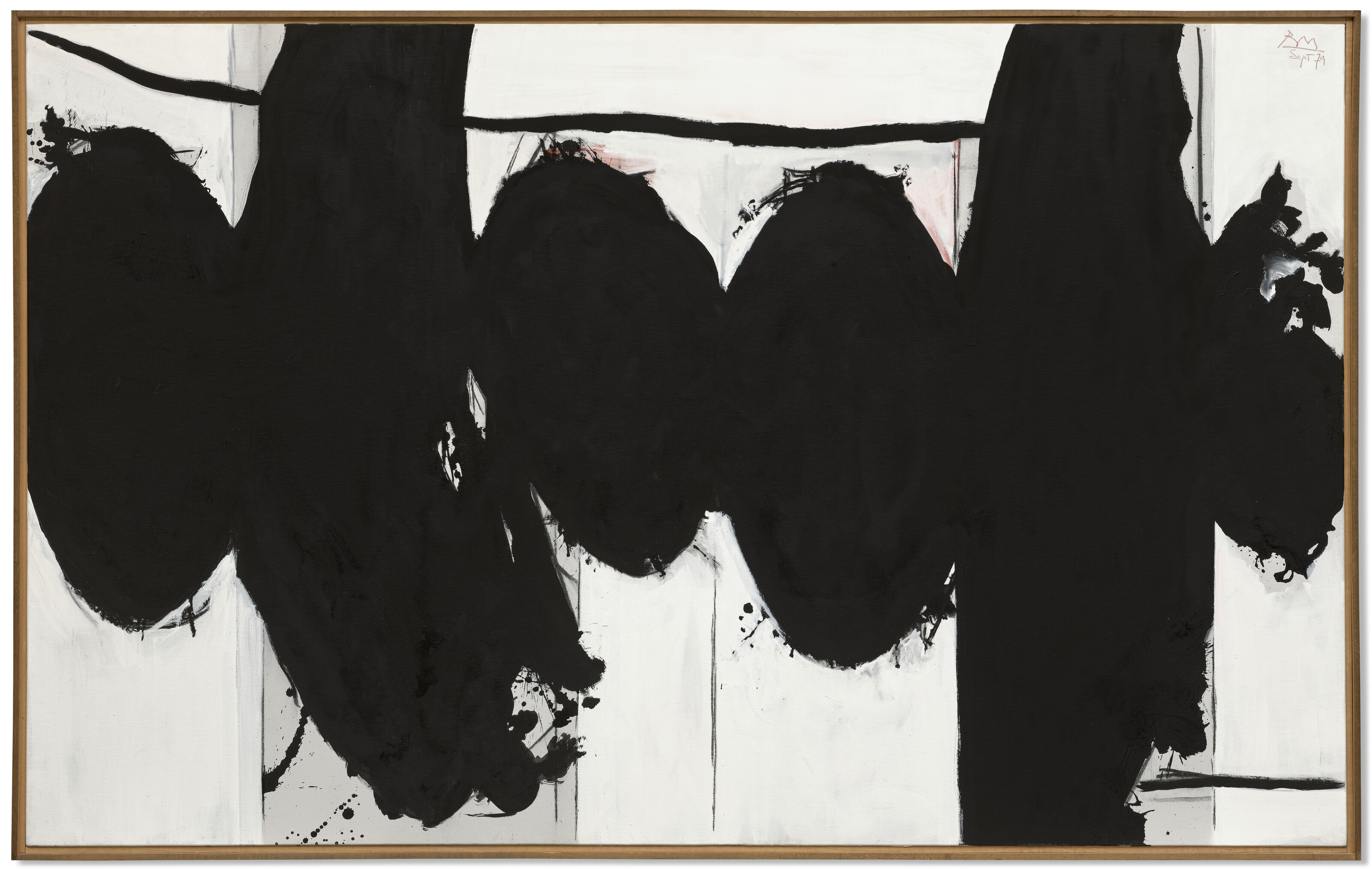 Robert Motherwell — Элегия Испанской Республике № 160, изображение 2